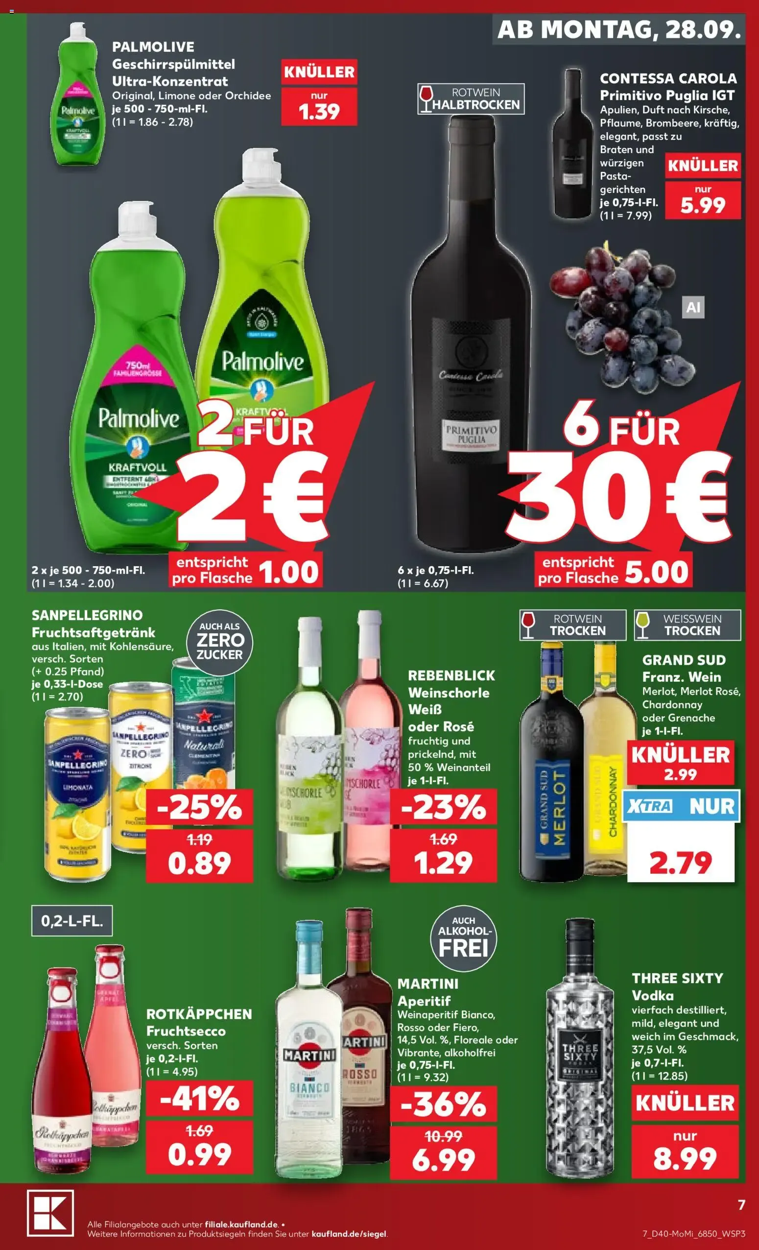 Kaufland: RICHTIG SPAREN ZUM WOCHENSTART van 28 september tot 30 september 2026 - Folder pagina 7