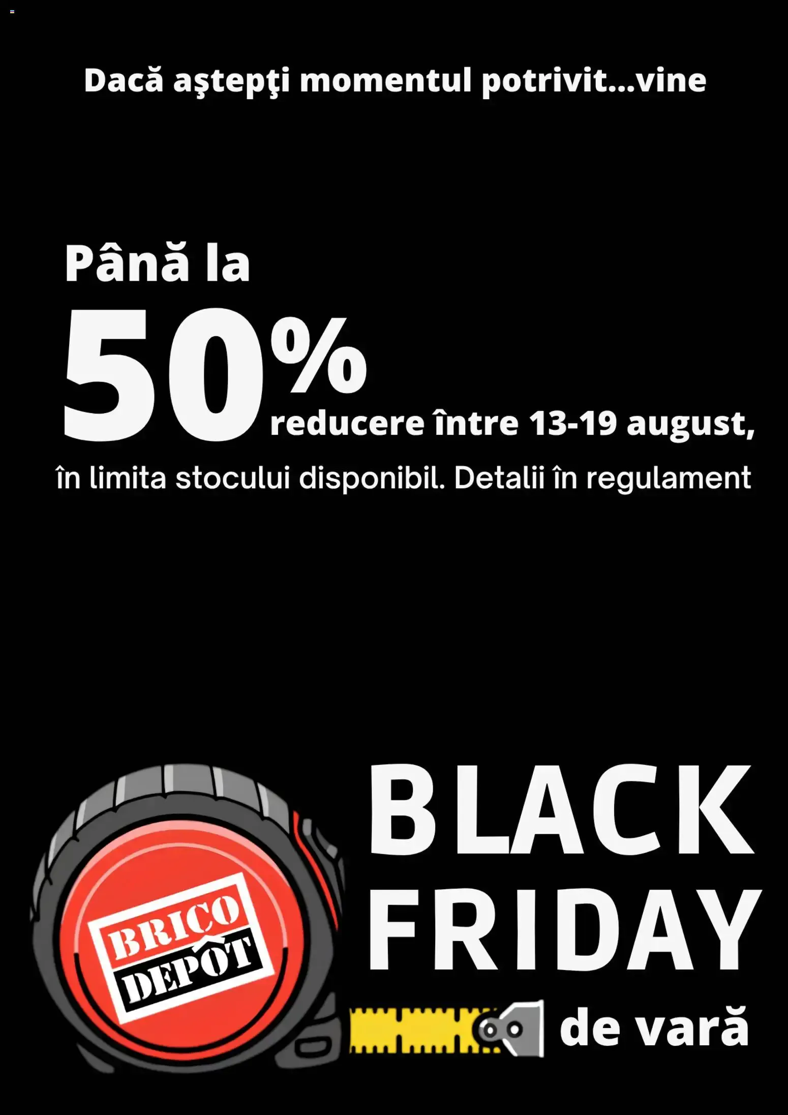 Brico Depot Black Friday de vară