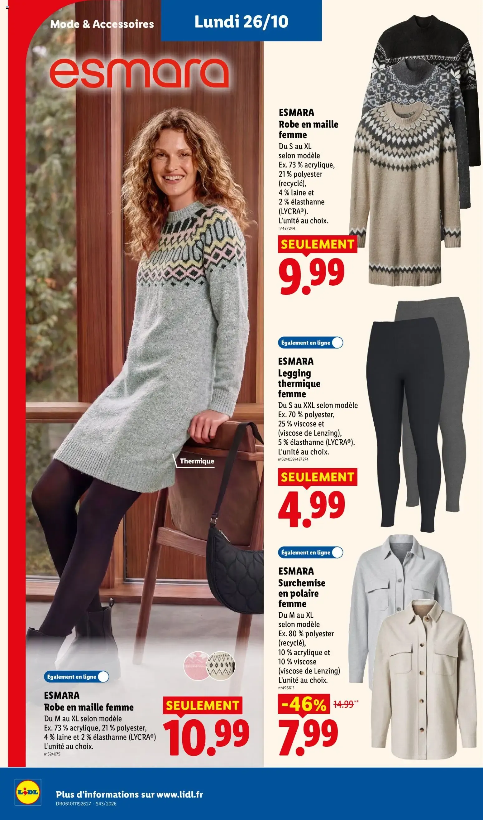 Lidl: Le Moins Toujours Plus du 22 octobre au 28 octobre 2026 - Catalogue page 62