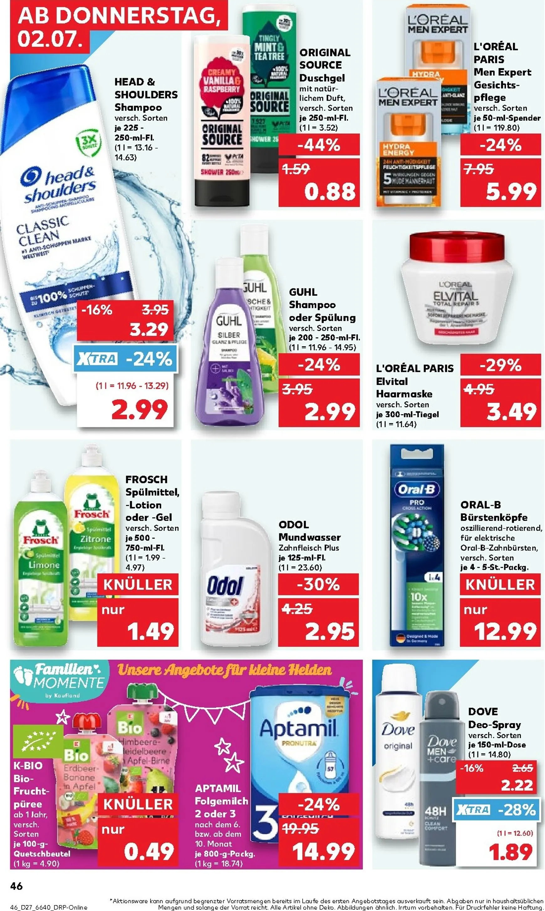 Kaufland Prospekt nächste Woche – von Donnerstag 02.07.2026 bis Mittwoch 08.07.2026 von 2. Juli bis 8. Juli 2026 - Prospekt seite 45