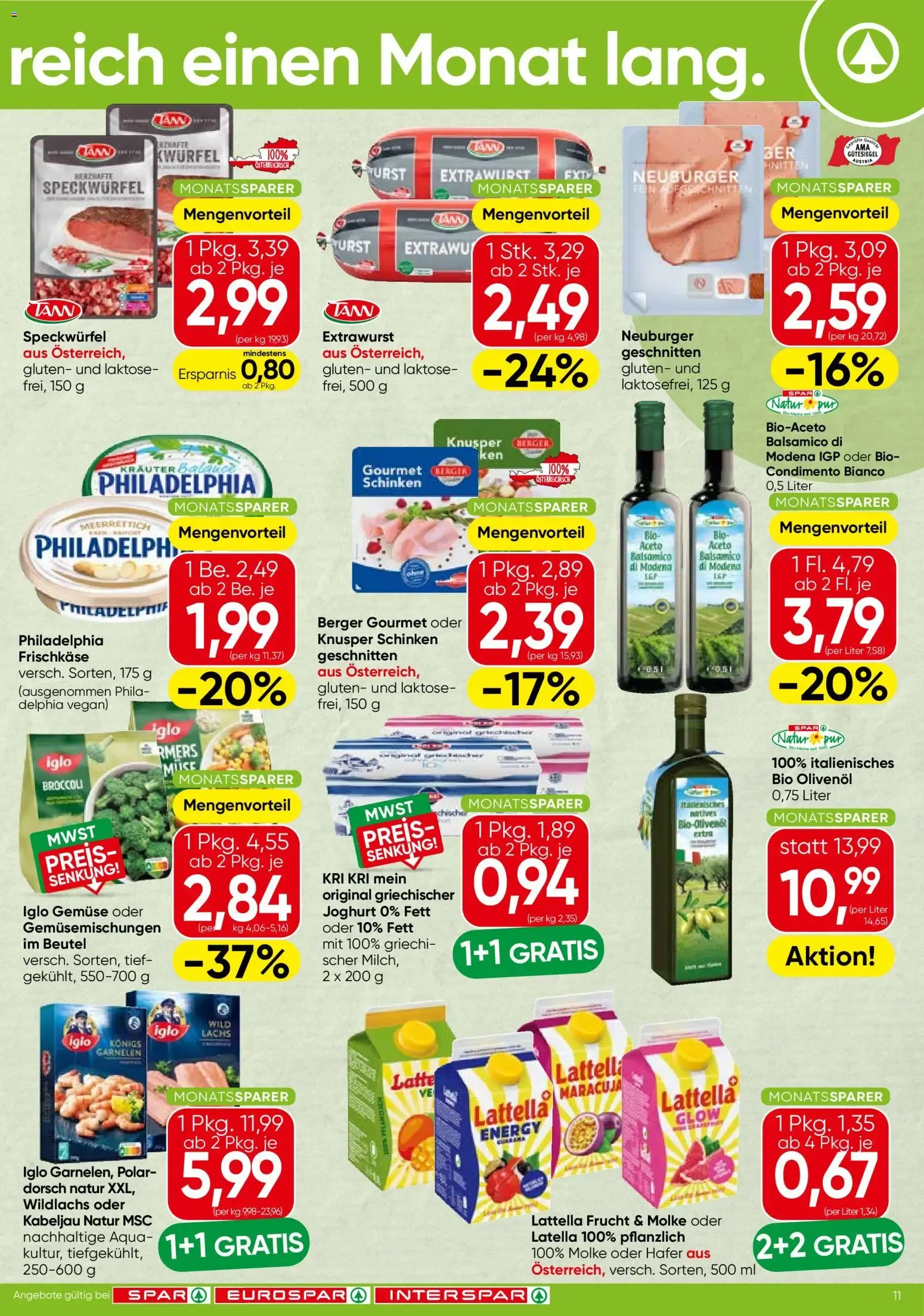 Spar Monatssparer (09.07.2026) - Angebote und Prospekt von 9. Juli bis 5. August 2026 - Flugblätt seite  3