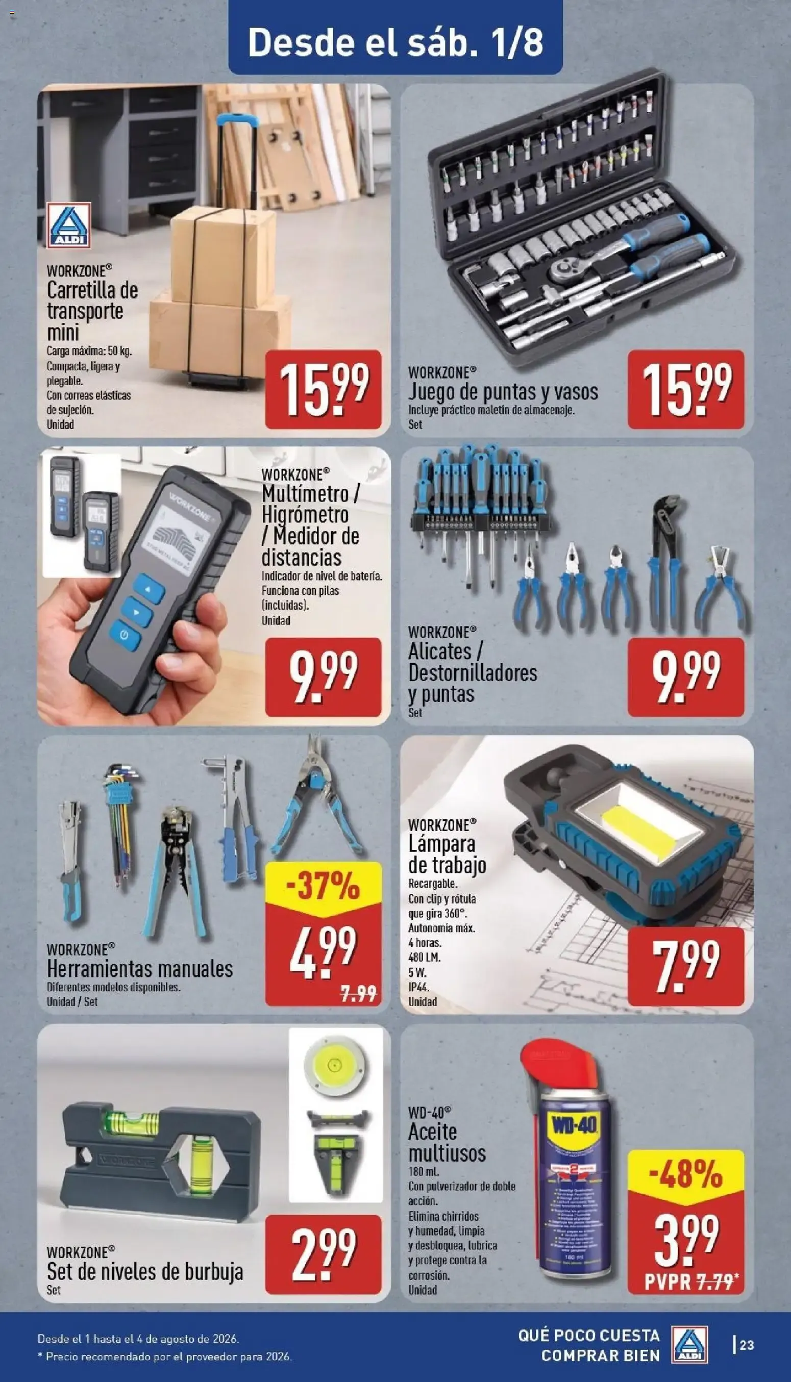Catálogo de Aldi: Frescura a precios para tirarse a la piscina 27 de julio al 2 de agosto 2026 - Página 23