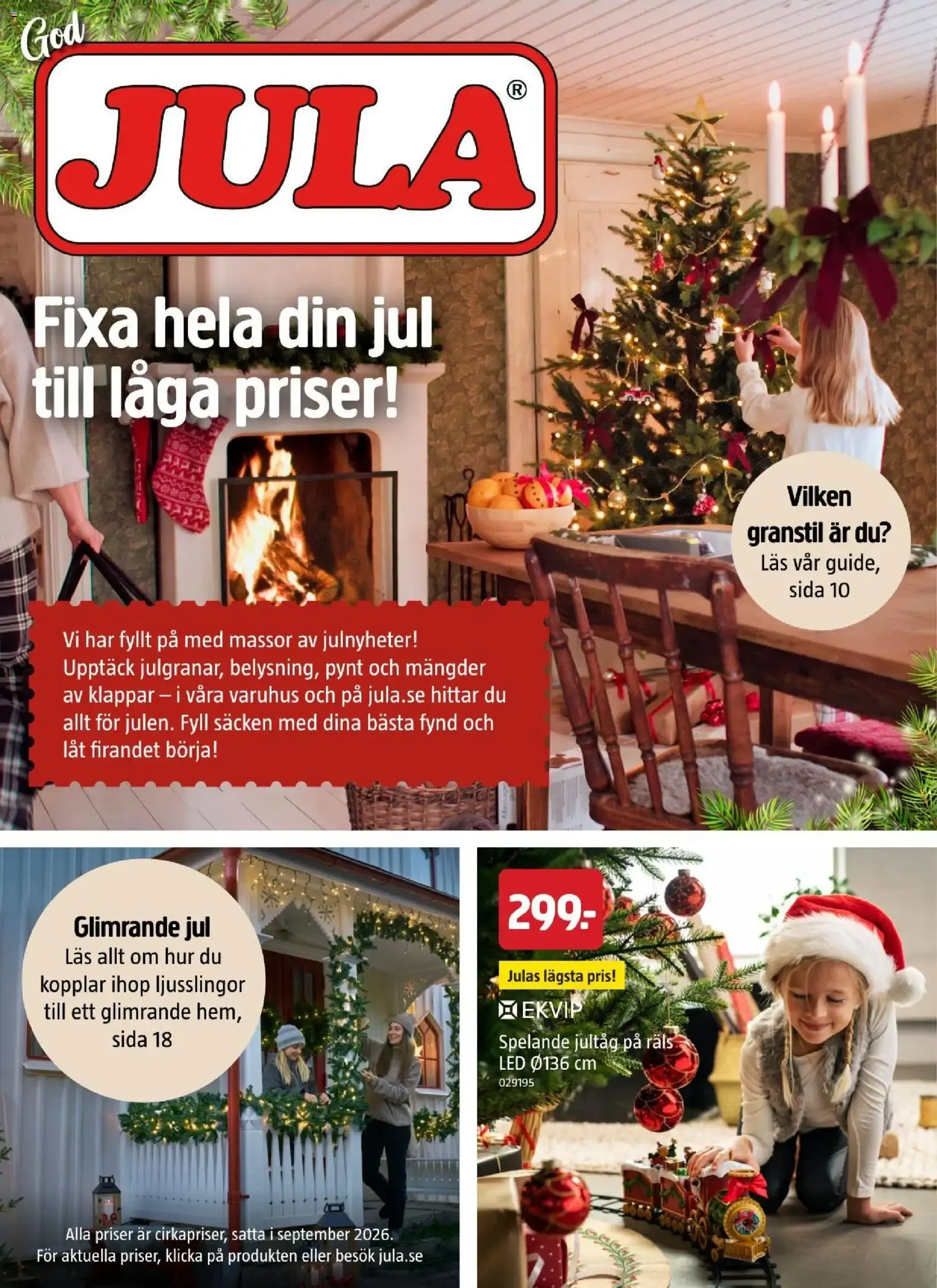Jula Christmas - 2026 från 22/10/2026 - 24/12/2026 > Reklamblad nuvarande rabatter från 22 oktober till 24 december 2026 - Reklamblad sidor 1