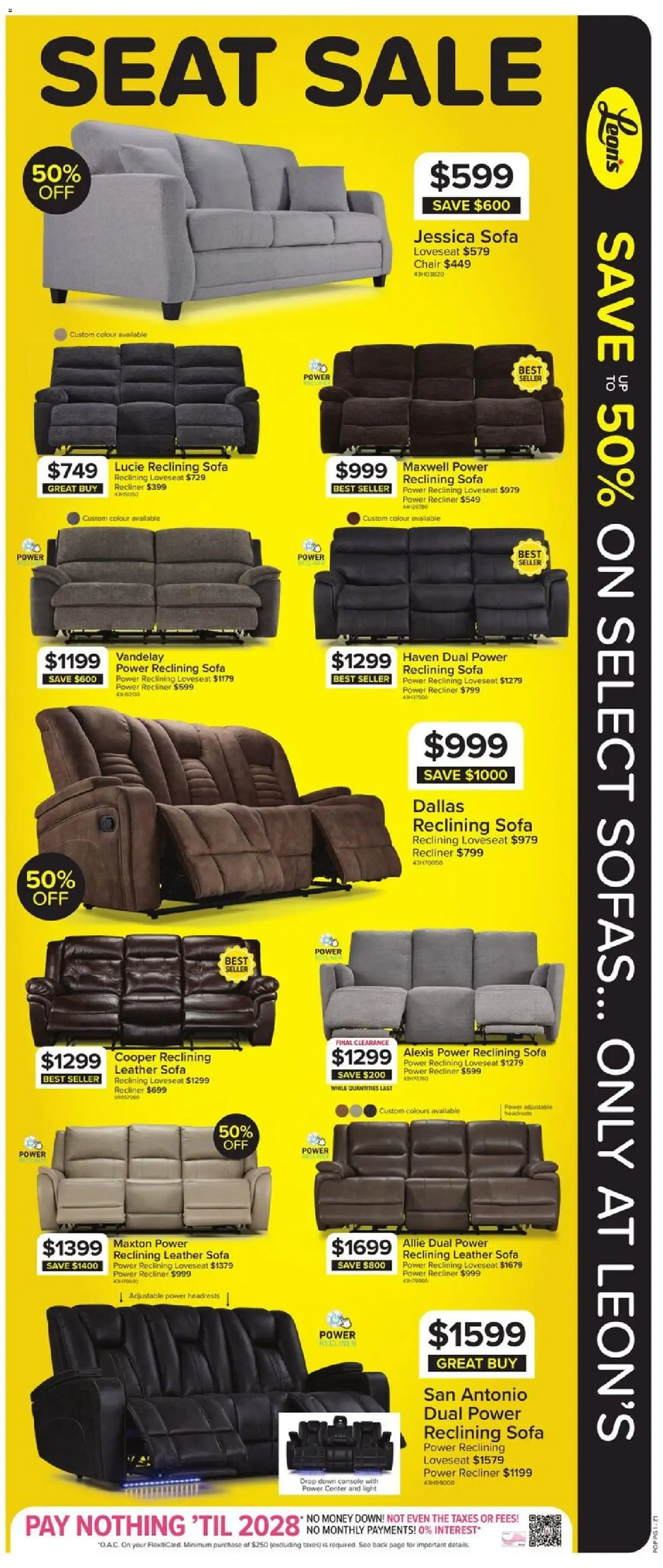 Leon's - 100 Super Sofa Sale & Appliance Deals from October 15 to November 4 2026 - flyer page 5