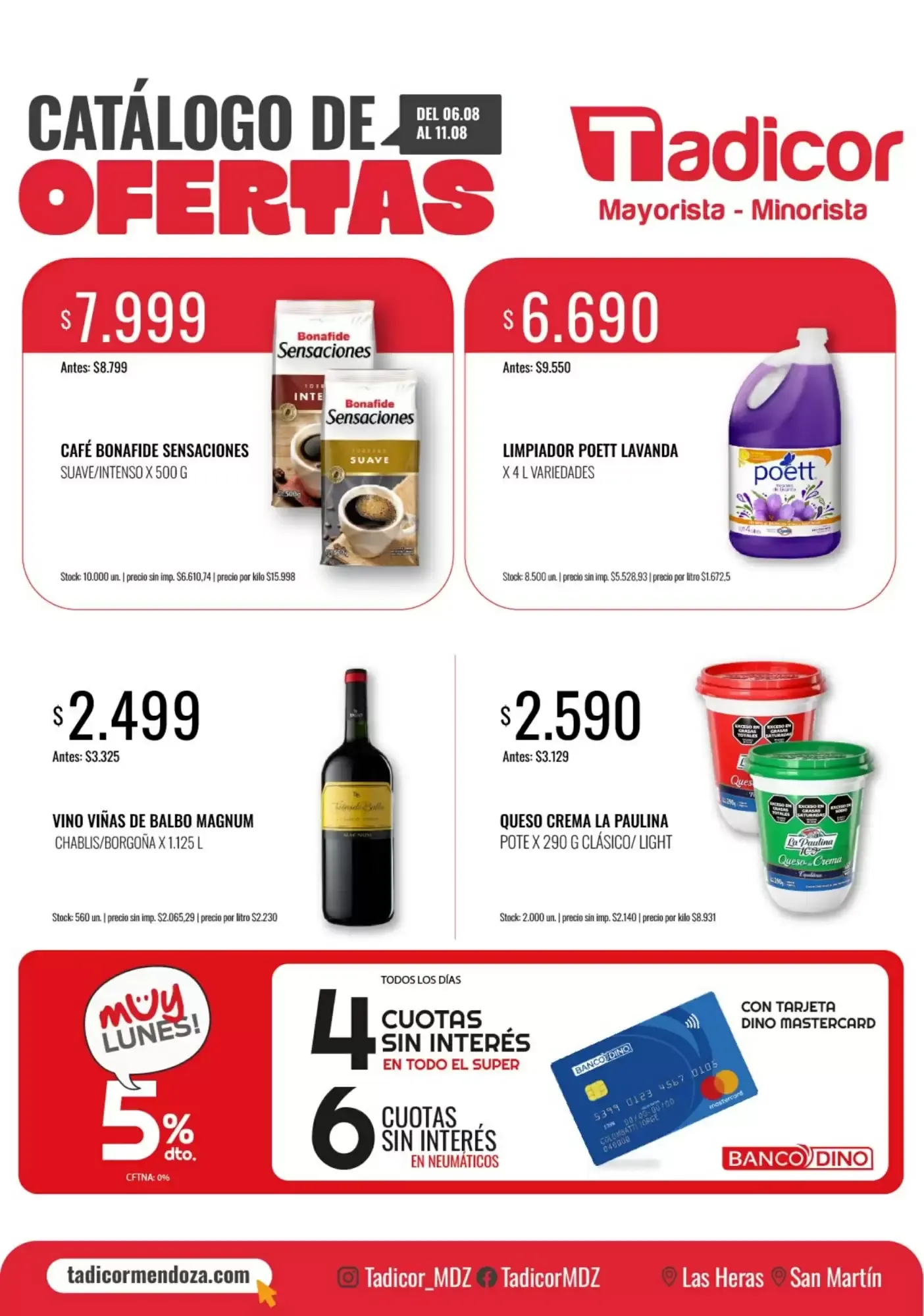 Ofertas de Catálogo de Ofertas Tadicor 5 de agosto al 11 de agosto 2026 - Página 1 del catálogo