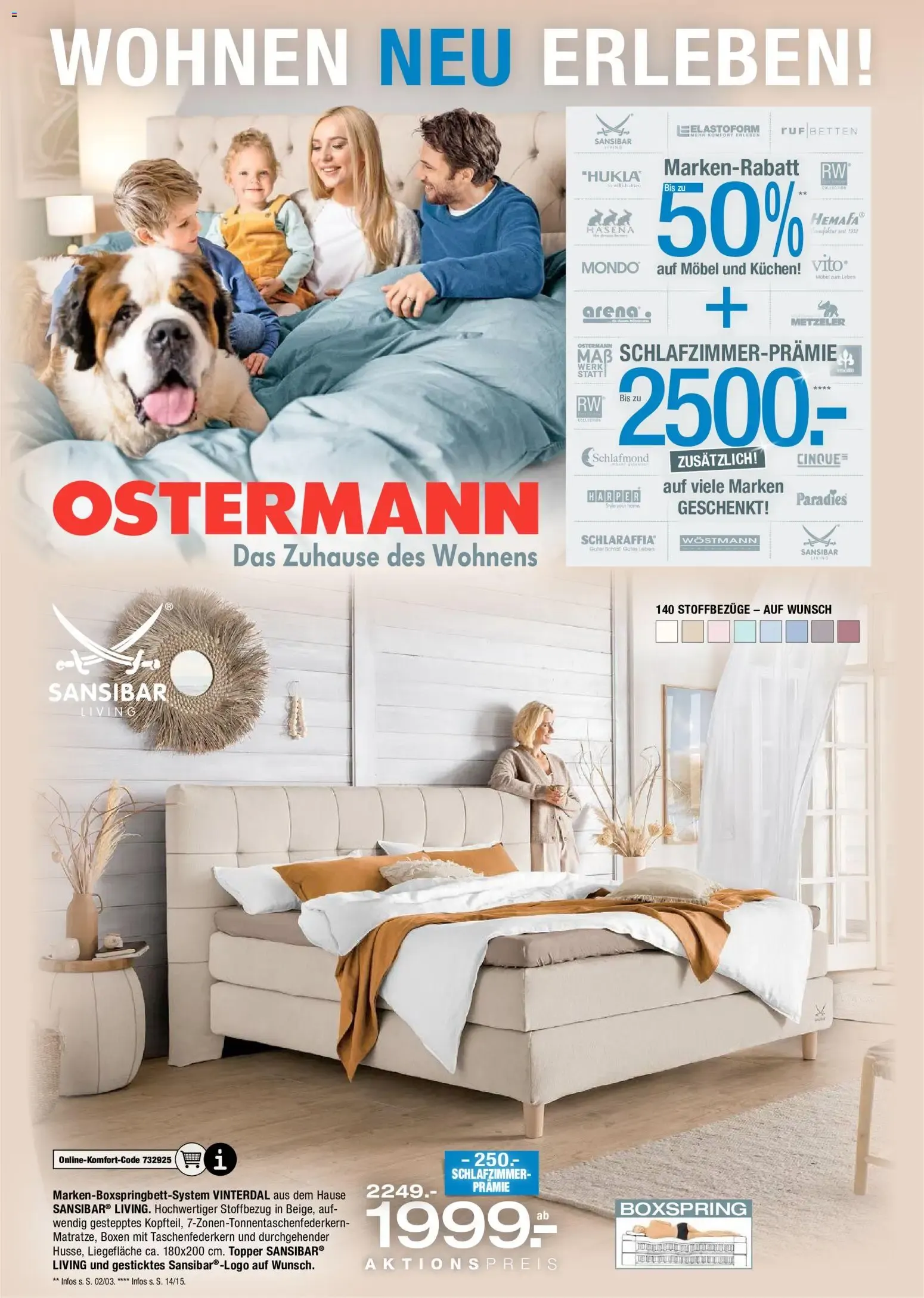 Ostermann Schlafen-spezial (ab 28.05.2026) zum Blättern von 28. Mai bis 19. Juni 2026 - Prospekt seite 1