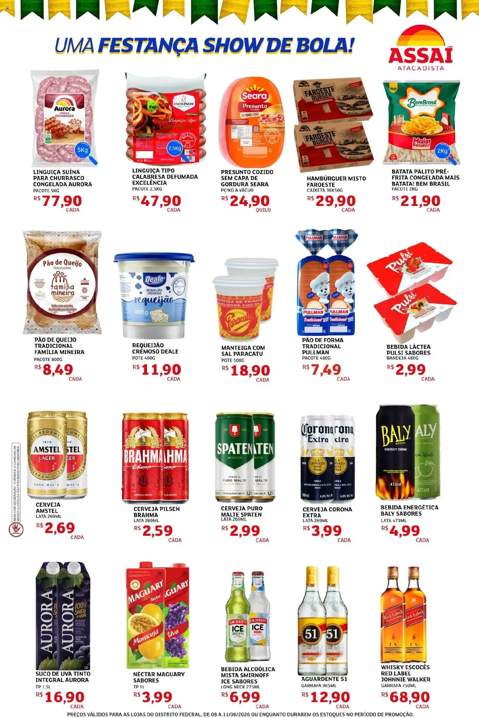 Encarte de Assaí Atacadista ofertas - DF de 08/06/2026 | Promoções Online 8 de junho até 11 de junho 2026 - Pagina 3