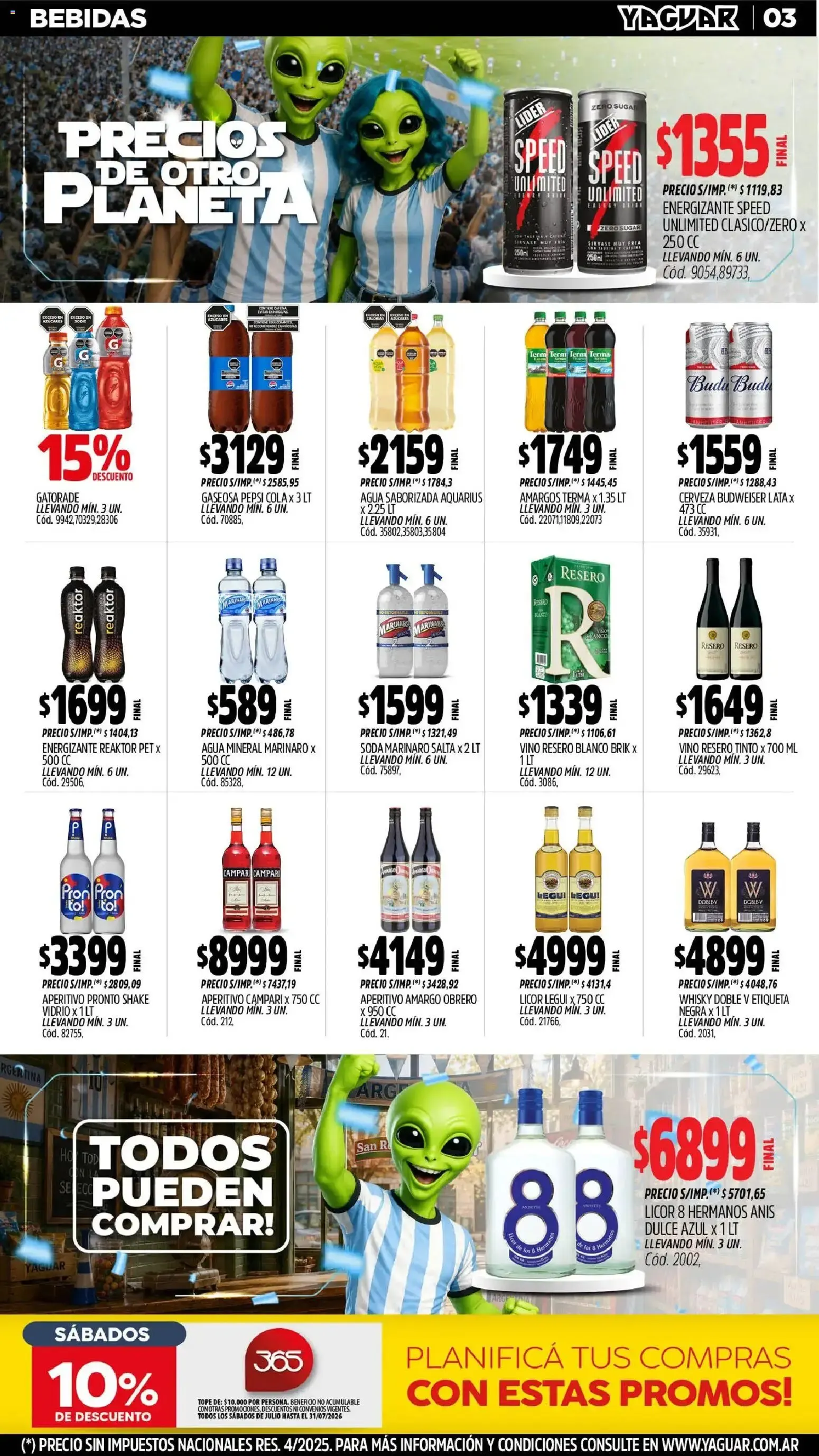 Ofertas de Mayorista Yaguar - Precios de Otro Planeta 29 de junio al 5 de julio 2026 - Página 5 del catálogo