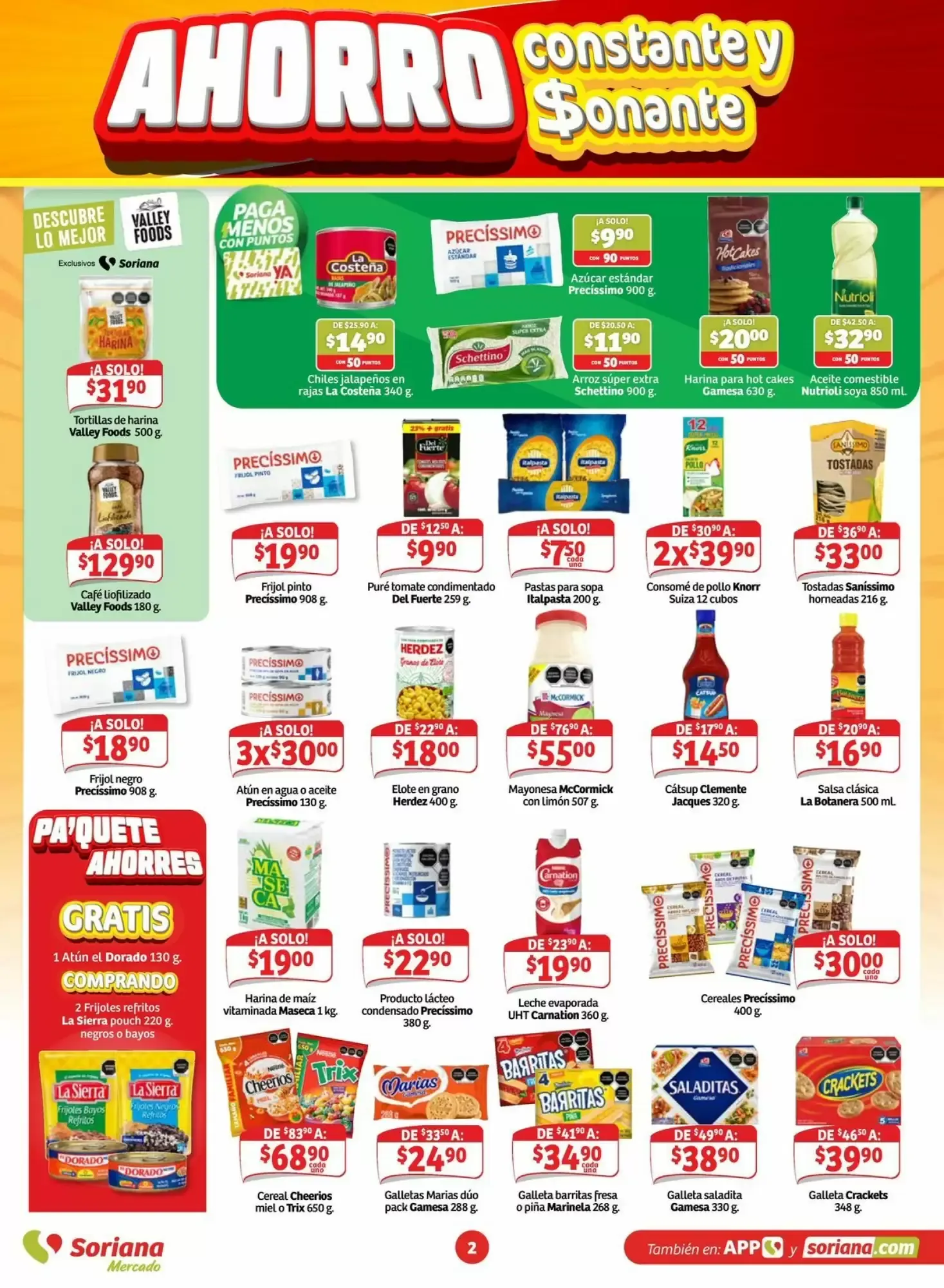 Catálogo de Folleto Soriana Mercado semana 42 16 de octubre al 22 de octubre 2026 - Pagina 2