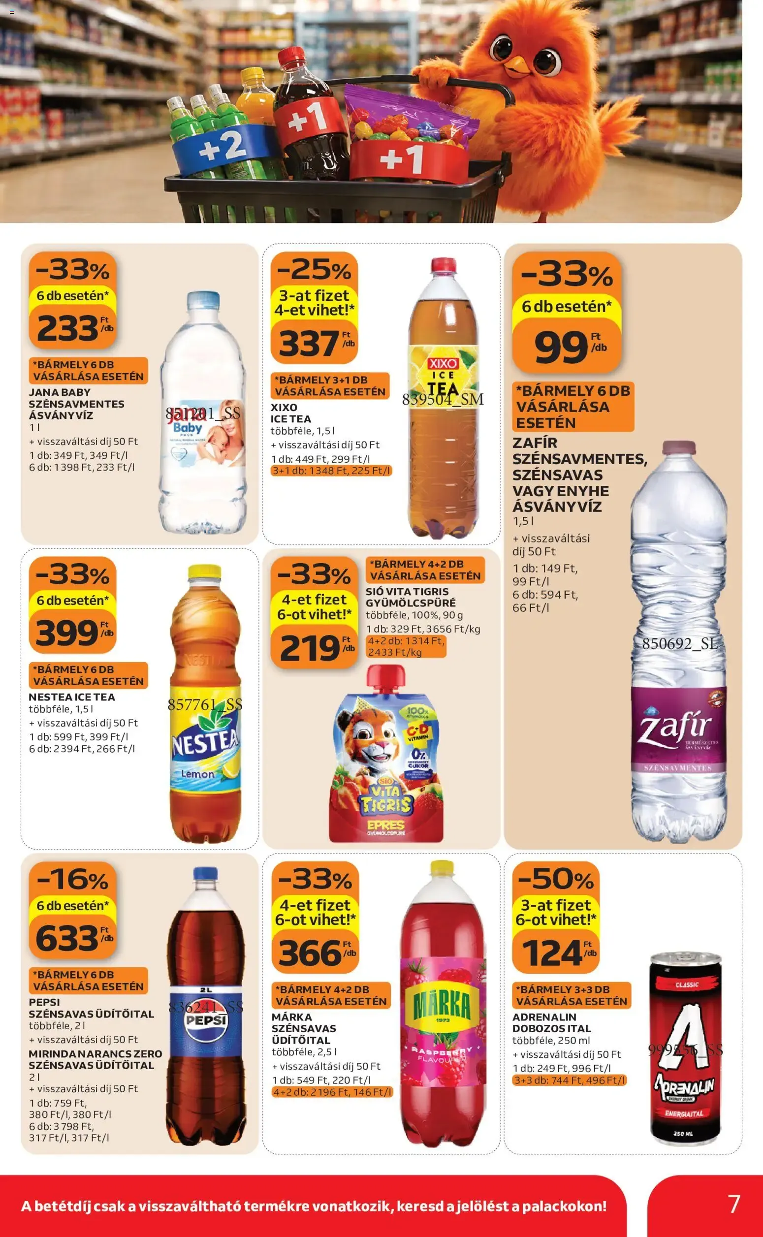Katalógus Auchan Szupermarket akciós újság - 2026.08.06. -tól/töl > akció, lapozható szórólap 🛍️ augusztus 6.-tól augusztus 12.-ig 2026. - Oldal 7