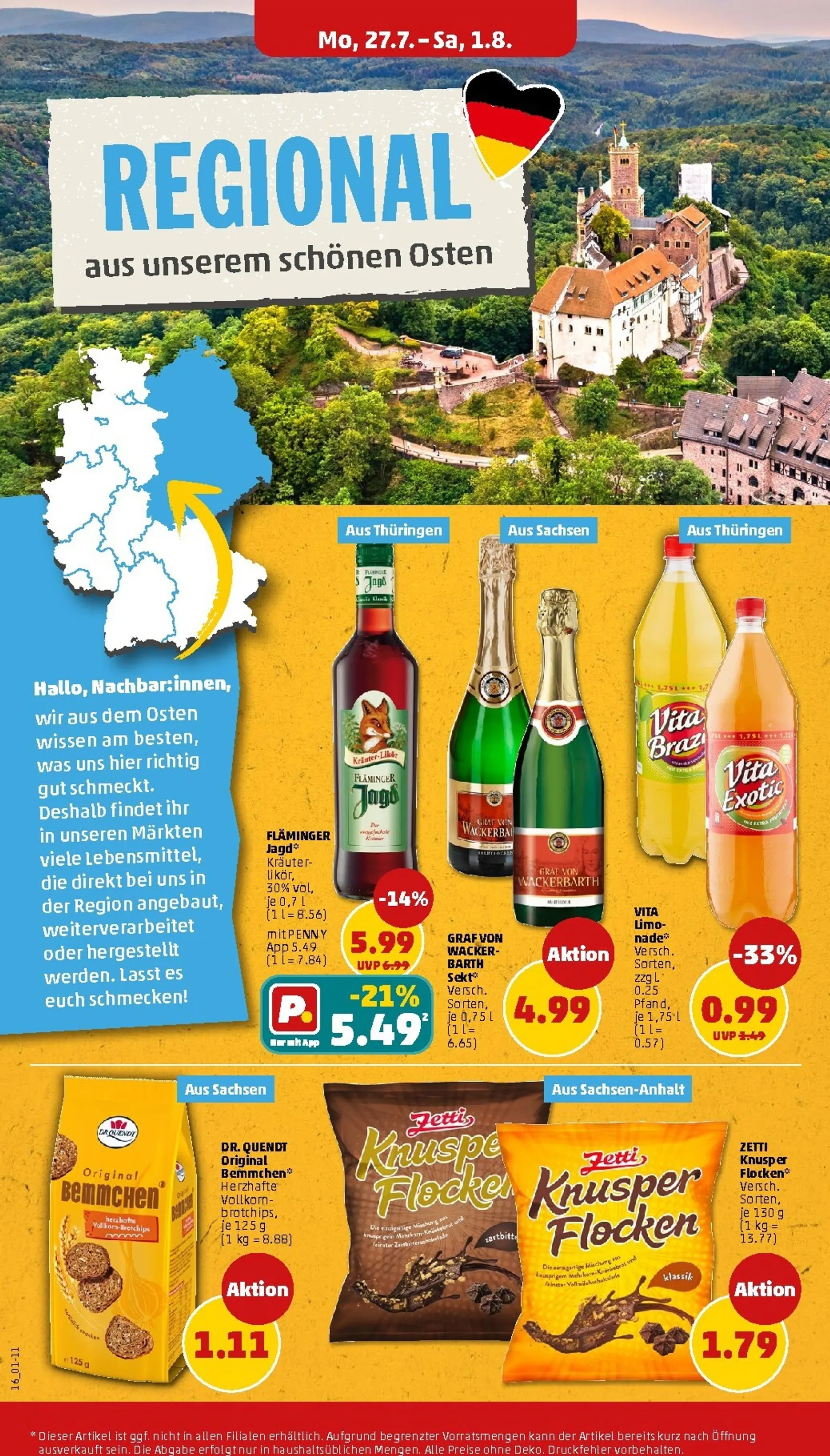 PENNY Prospekt nächste Woche – von Montag 27.07.2026 bis Samstag 01.08.2026 von 27. Juli bis 1. August 2026 - Prospekt seite 18