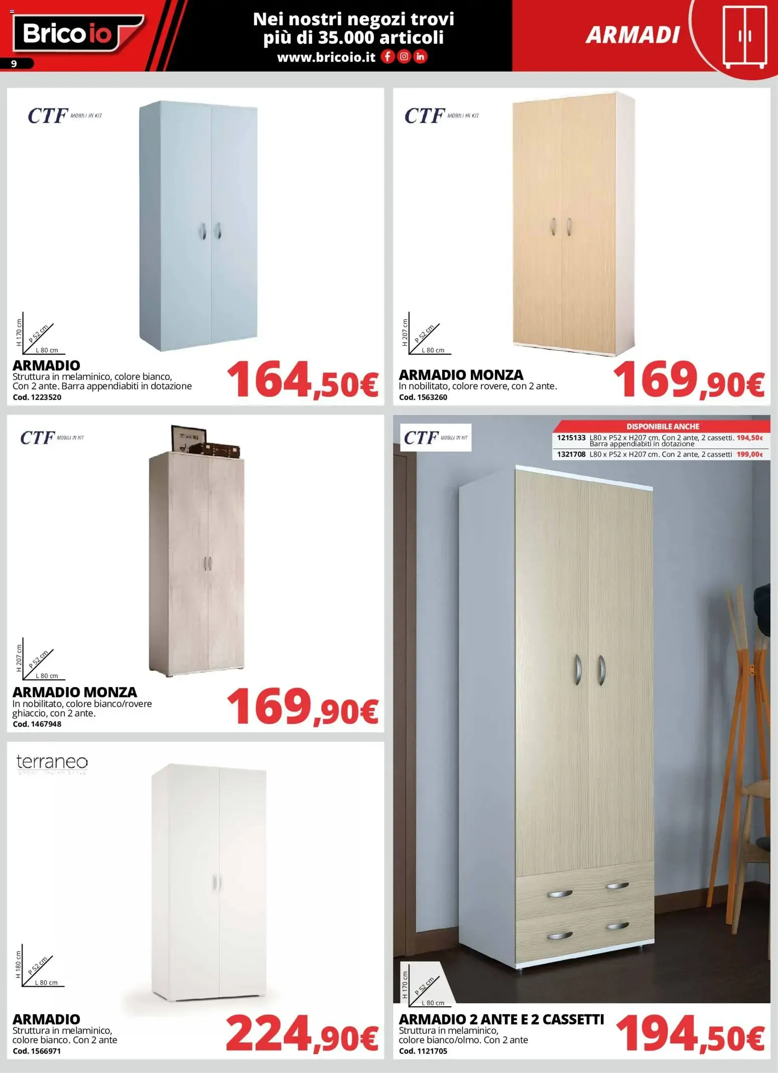 Nuovo Brico io volantino Arredo dal 01/10/2026 > offerte anteprima 🛍️ da 1 ottobre a 31 ottobre di 2026 - Pagina del volantino 9