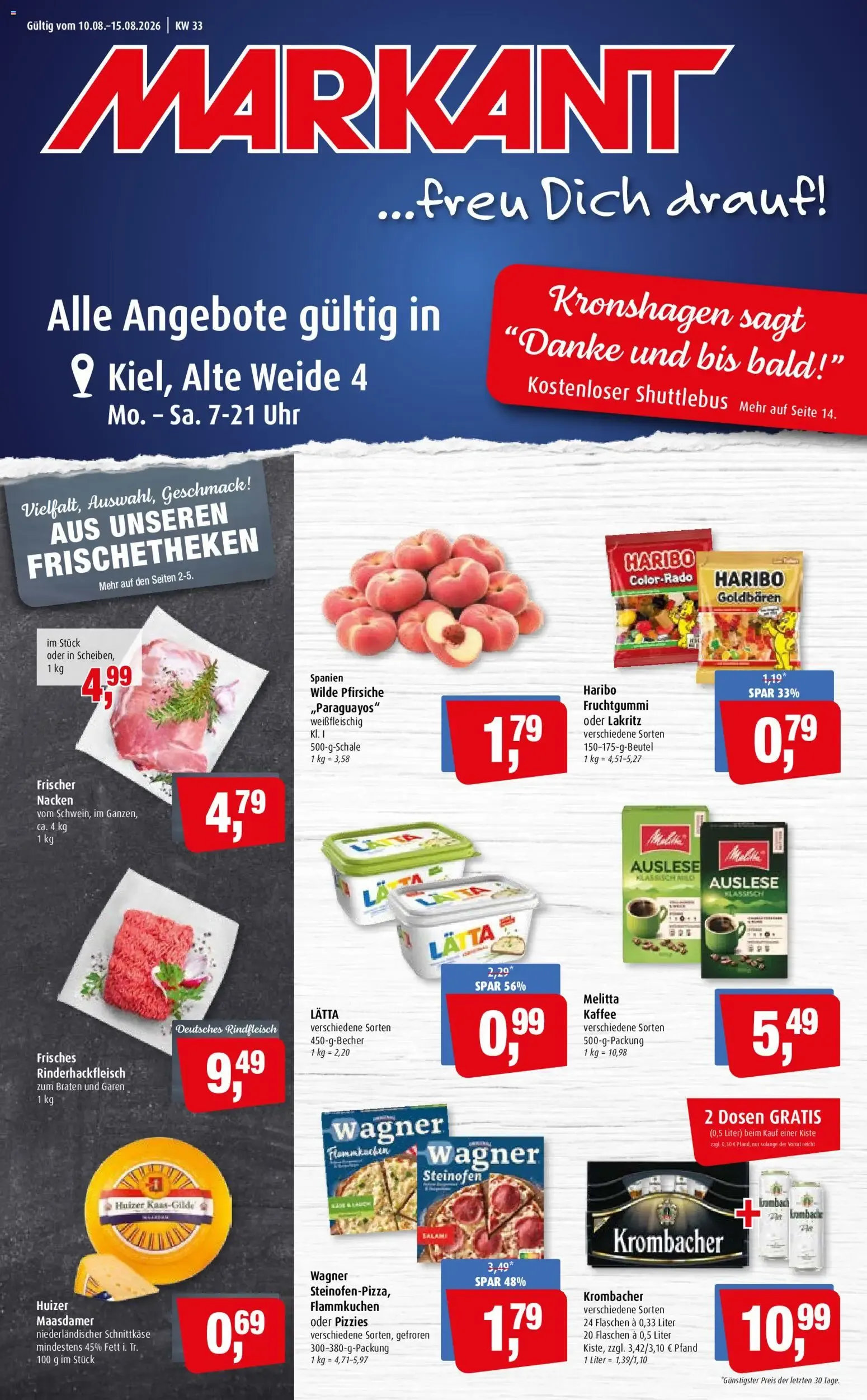 Markant Prospekt (ab 10.08.2026) zum Blättern von 10. August bis 15. August 2026 - Prospekt seite 1