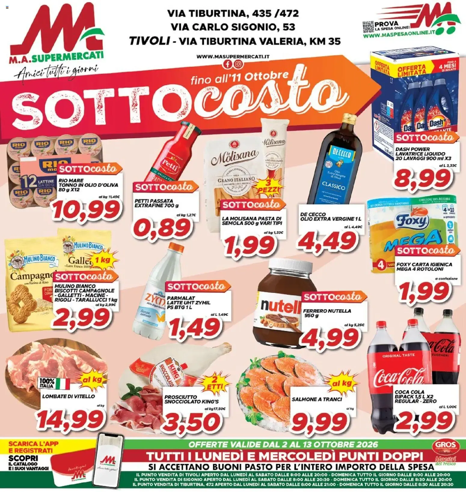 Ma Supermercati volantino dal 02/10/2026 - online Offerte da 2 ottobre a 13 ottobre di 2026 - Pagina del volantino 1