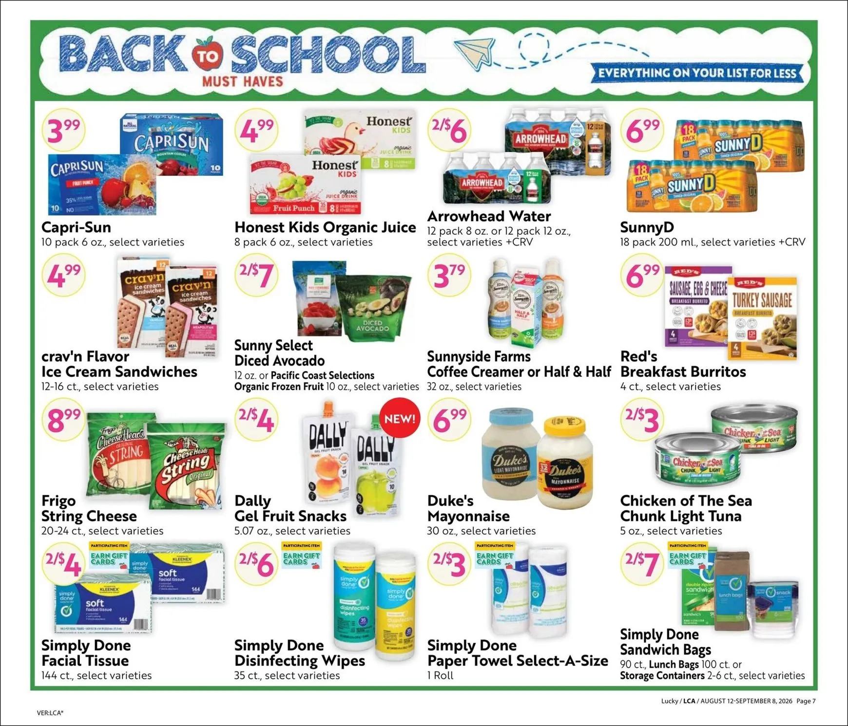 Weekly ad Current Lucky - Steals & Deals leaflet valid from Wednesday 08/12/2026 to Tuesday 09/08/2026 from August 12 to September 8 2026 - Page 7