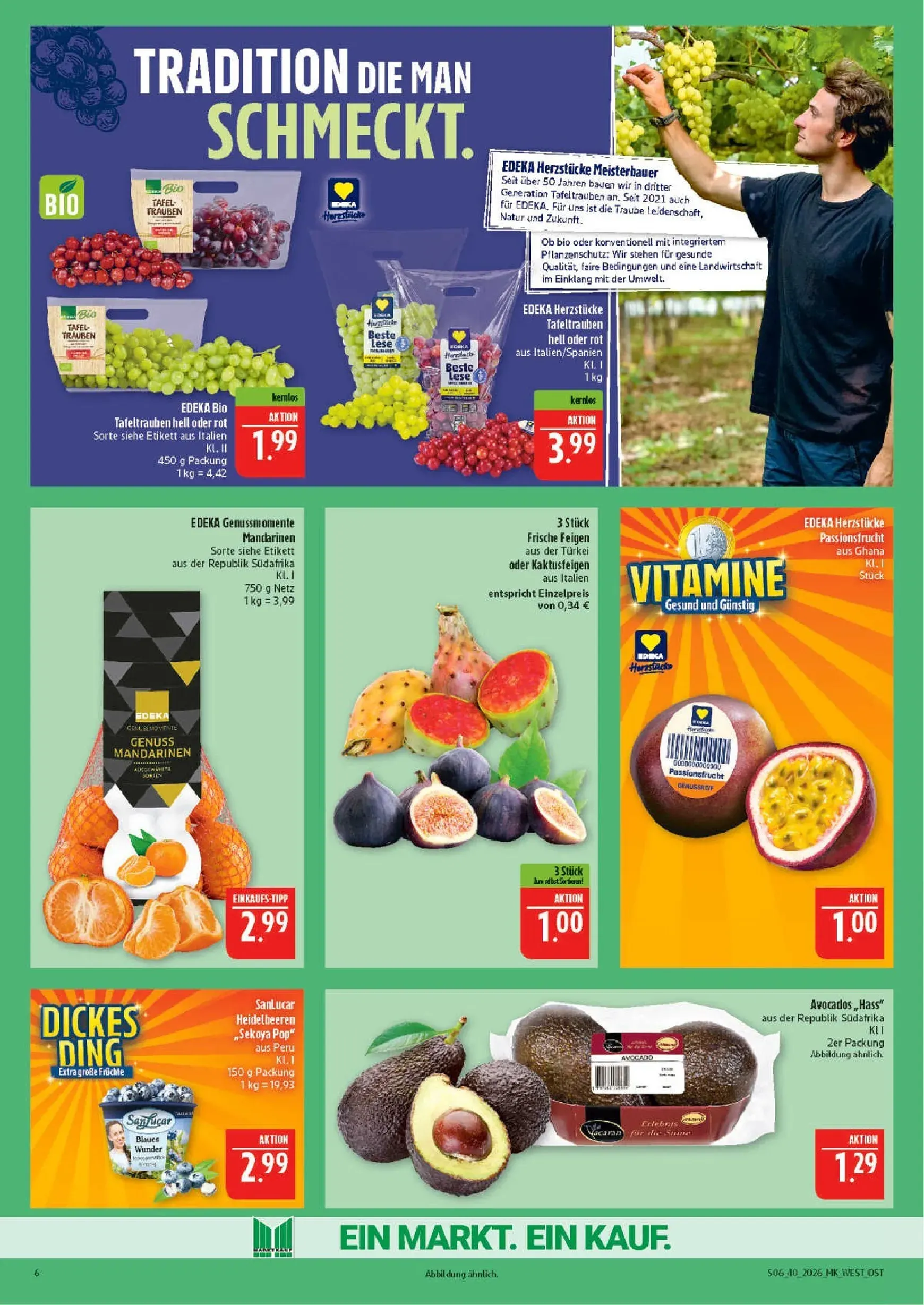 Marktkauf Prospekt nächste Woche – von Montag 28.09.2026 bis Freitag 02.10.2026 von 28. September bis 2. Oktober 2026 - Prospekt seite 6