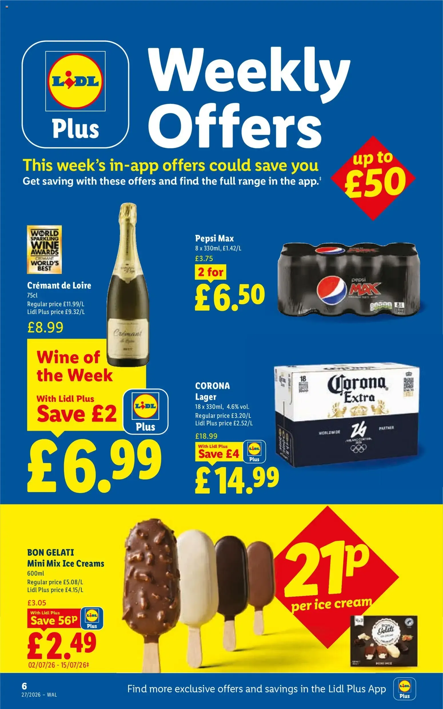 Beating the heat with something sweet - More to Value (Lidl Wales) from 2 July to 8 July 2026 - Catalogue Page 6