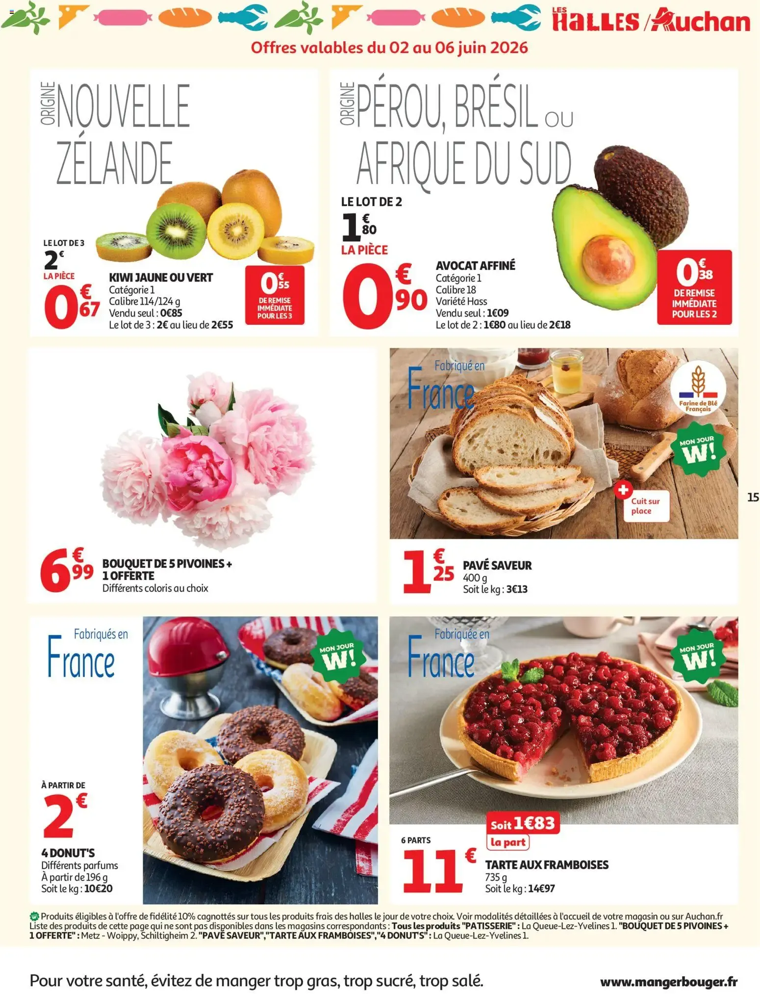 Auchan - Tous dans le match, pros des bons plans du 2 juin au 13 juin 2026 - Catalogue page 15