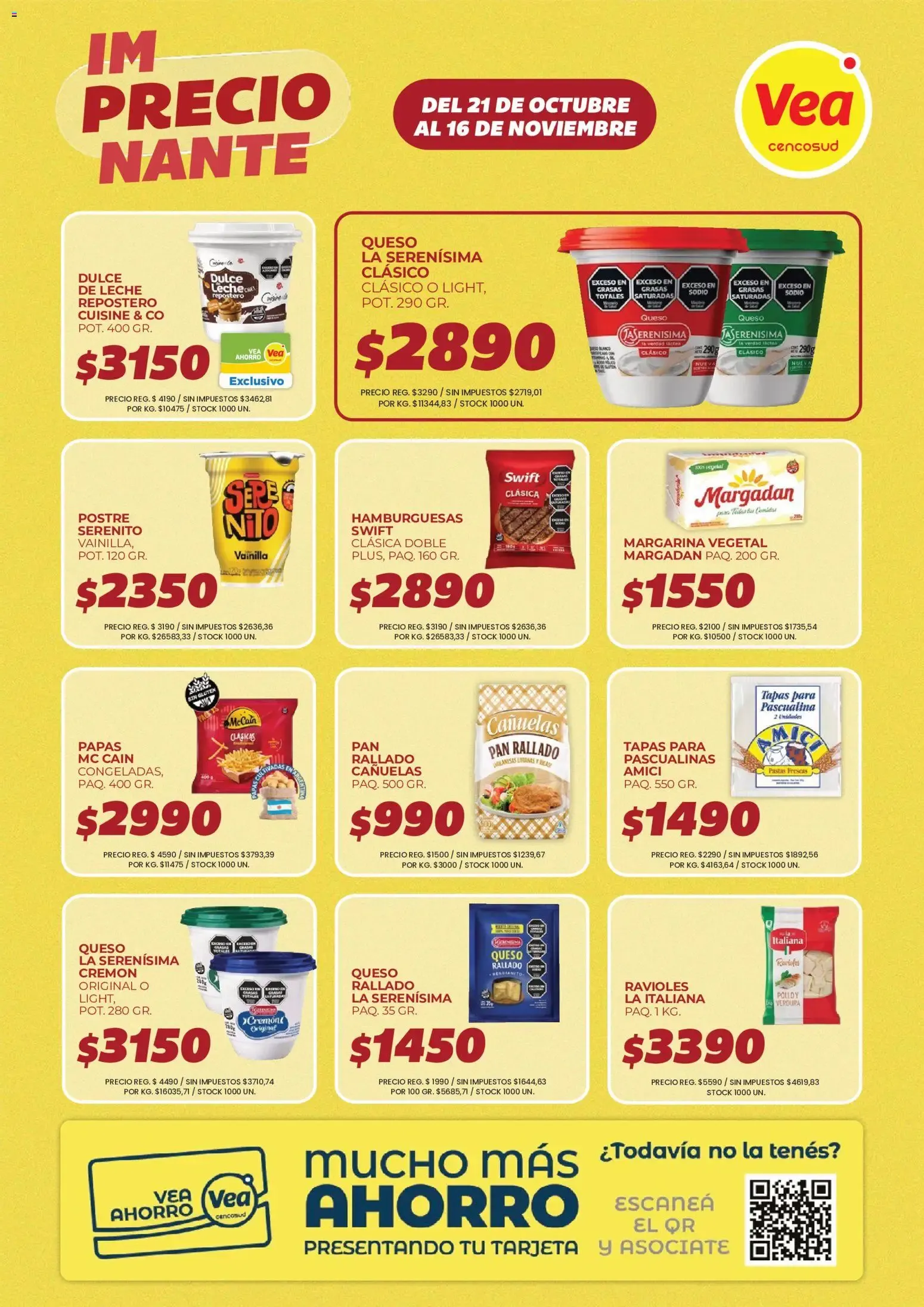 Ofertas de Vea - Folleto imPRECIOnante Córdoba del 21/10/2026 - 16/11/2026 21 de octubre al 16 de noviembre 2026 - Página 11 del catálogo