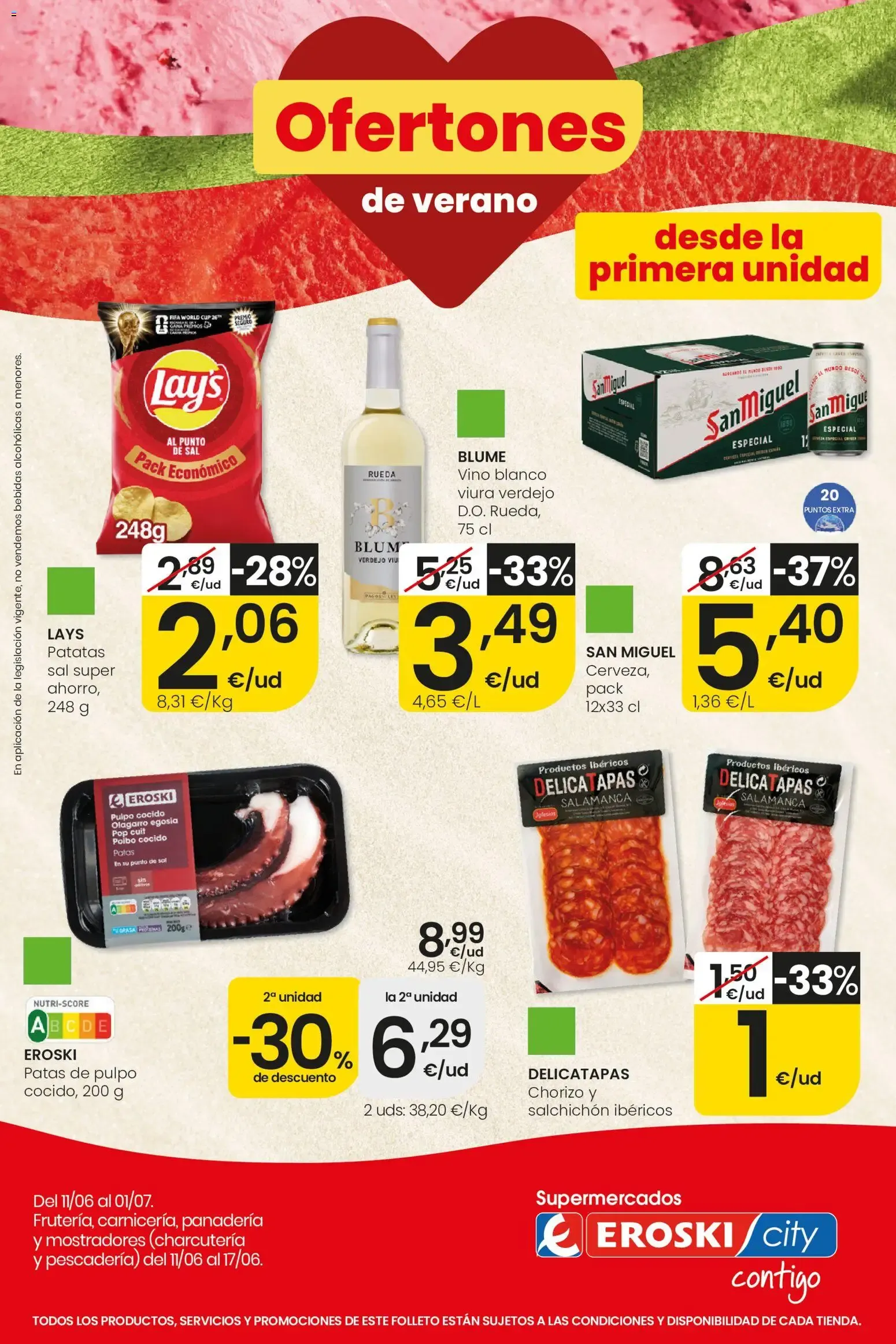 Catálogo de Eroski Ofertones de verano City del 11/06/2026 11 de junio al 1 de julio 2026 - Página 1