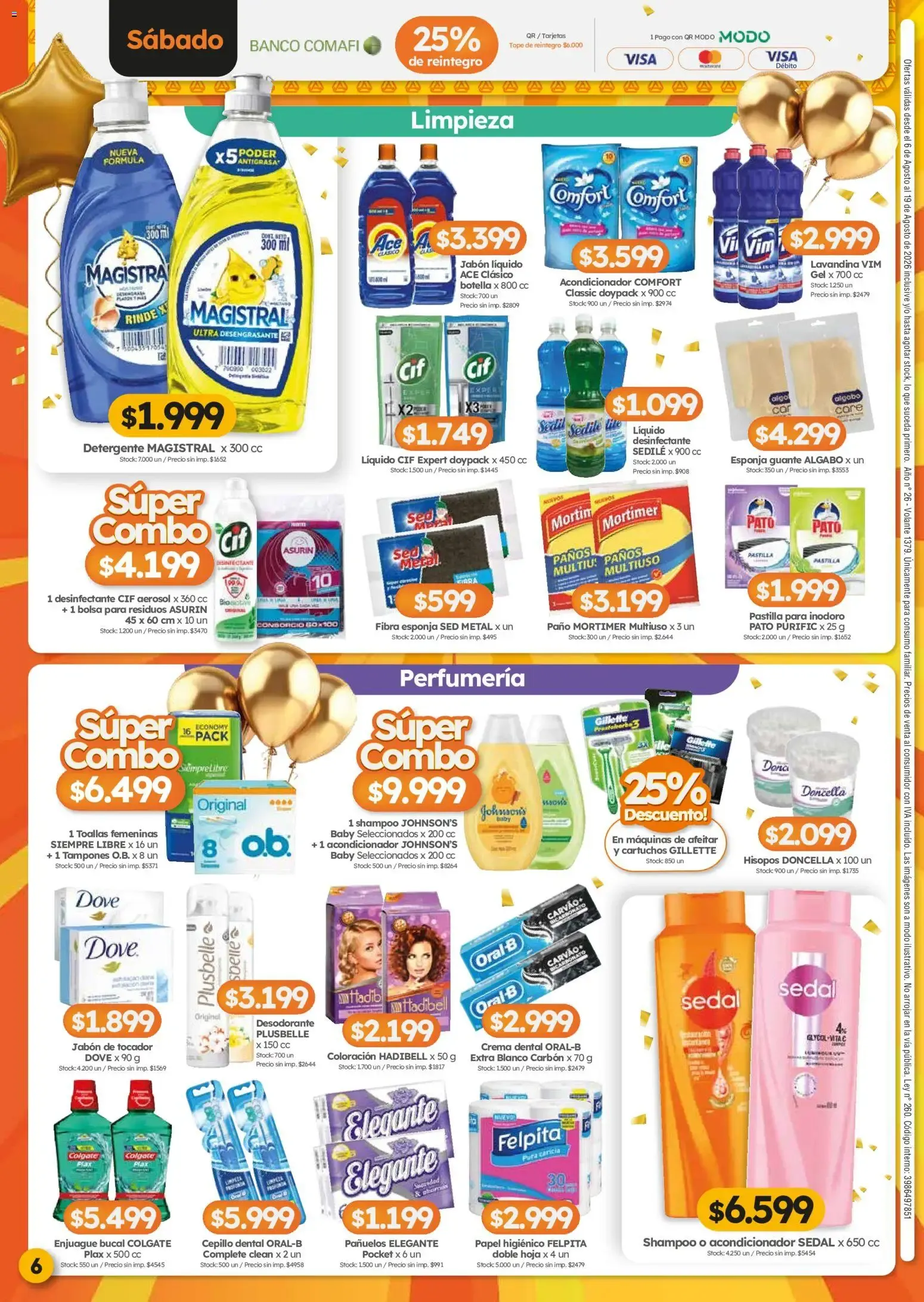 Ofertas de Cordiez ofertas || del 06/08/2026 - 19/08/2026 || Catálogo 6 de agosto al 19 de agosto 2026 - Página 6 del catálogo