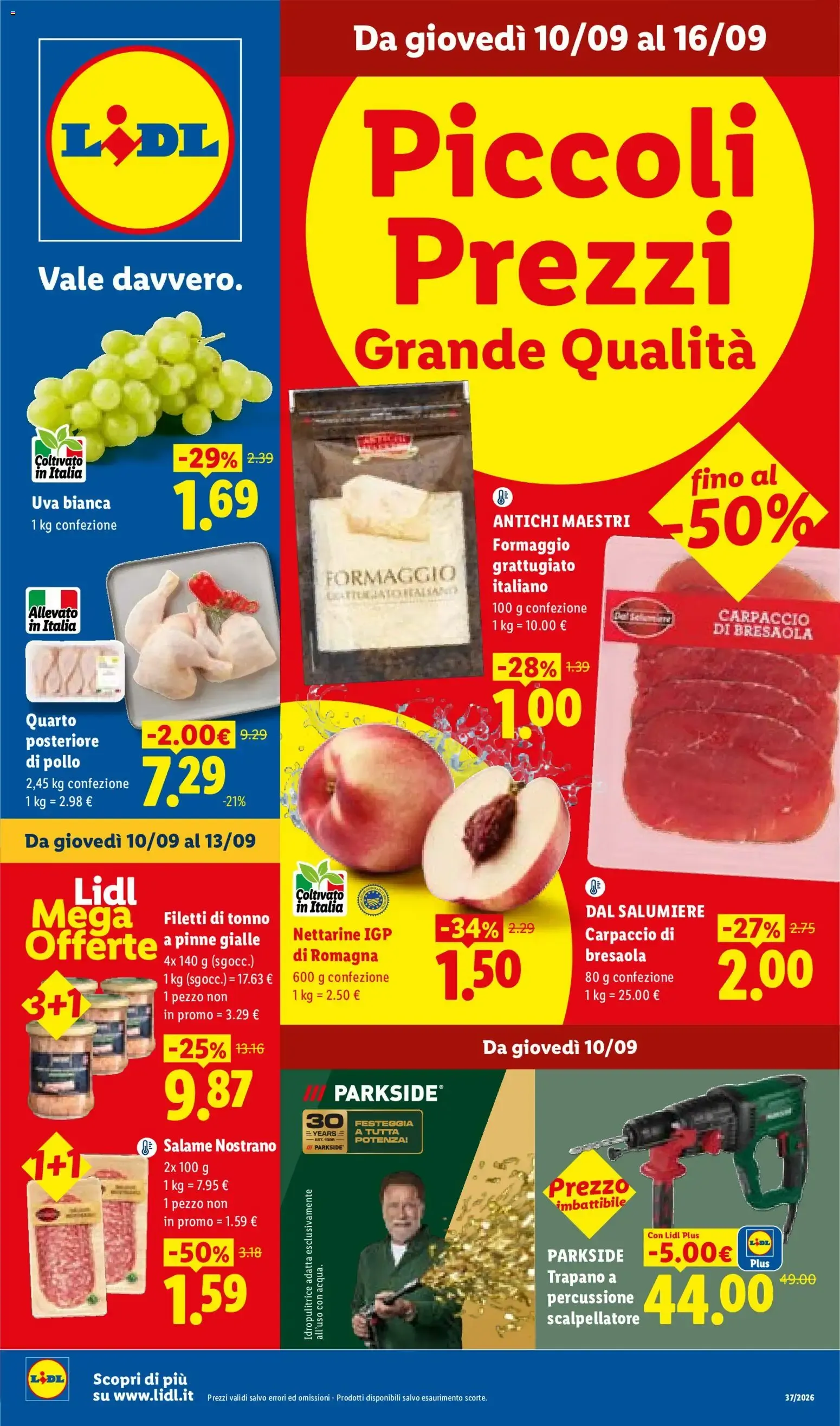 Piccoli Prezzi Grande Qualità da 10 settembre a 16 settembre di 2026 - Pagina del volantino 1