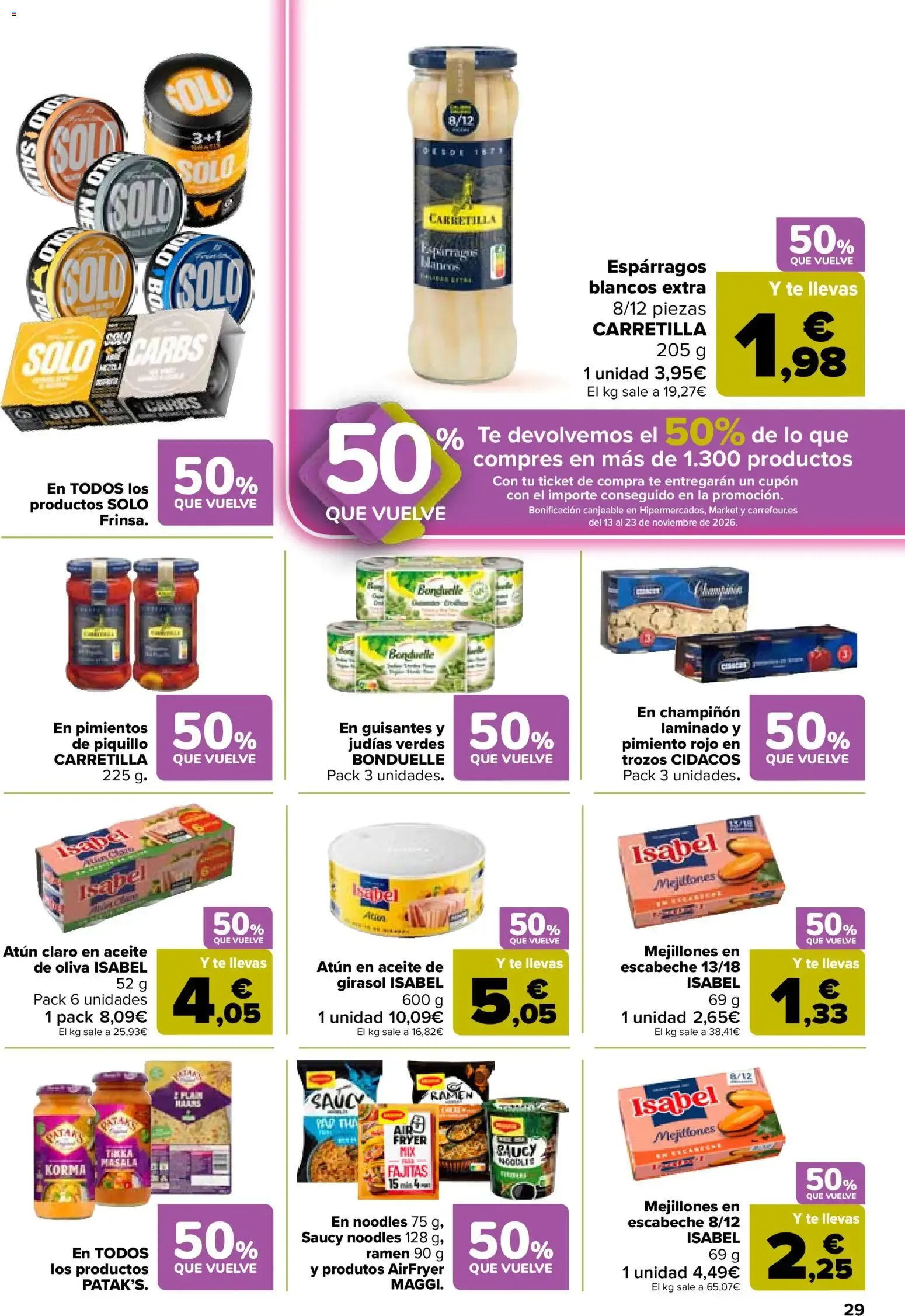 Catálogo de Carrefour folleto del 27/10/2026 | Catálogo 27 de octubre al 12 de noviembre 2026 - Página 32