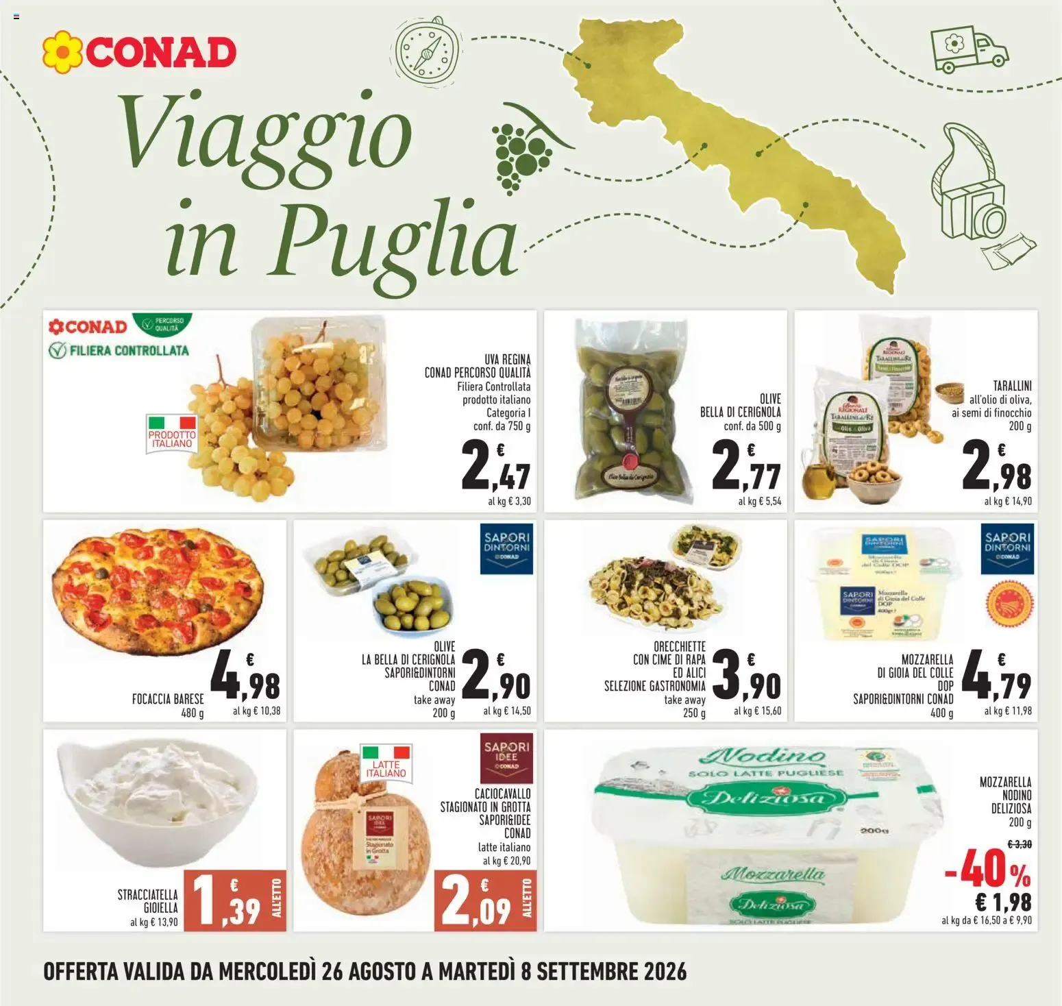 Conad Taglio Netto da 26 agosto a 8 settembre di 2026 - Pagina del volantino 16