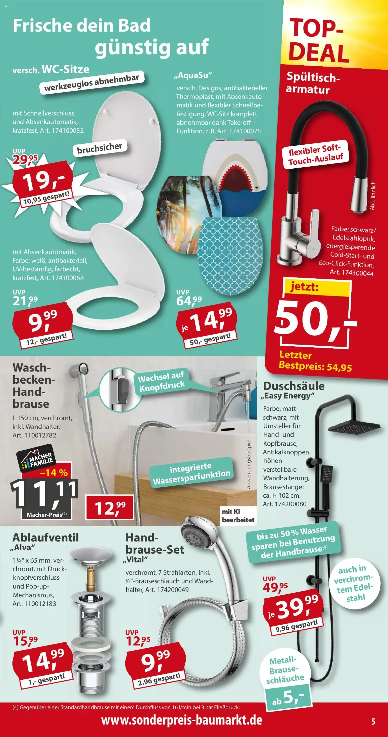 Sonderpreis Baumarkt Prospekt (ab 31.10.2026) zum Blättern von 31. Oktober bis 6. November 2026 - Prospekt seite 5