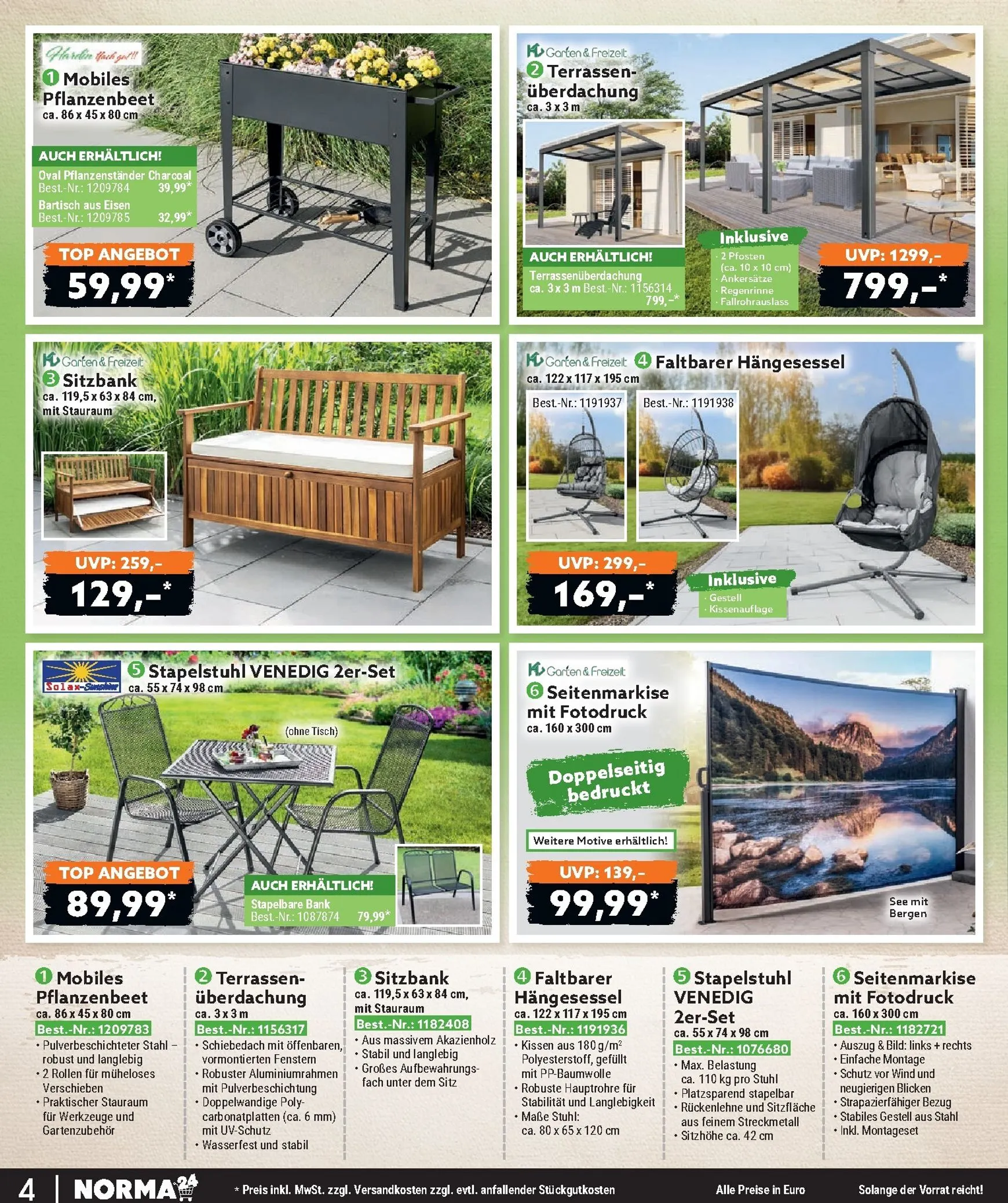 Norma - Bestellmagazin Prospekt – von Montag 01.06.2026 bis Dienstag 30.06.2026 von 1. Juni bis 30. Juni 2026 - Prospekt seite 4