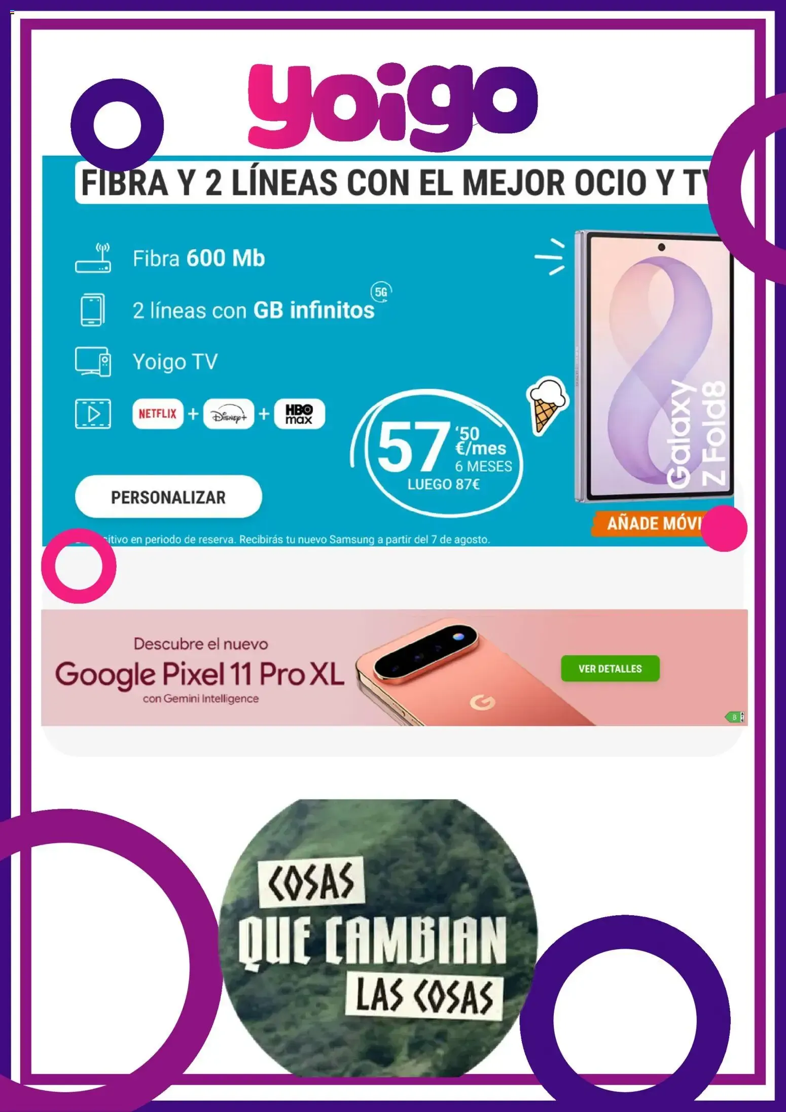 Catálogo de Yoigo ofertas 15/08/2026 - 15/09/2026 15 de agosto al 15 de septiembre 2026 - Página 1