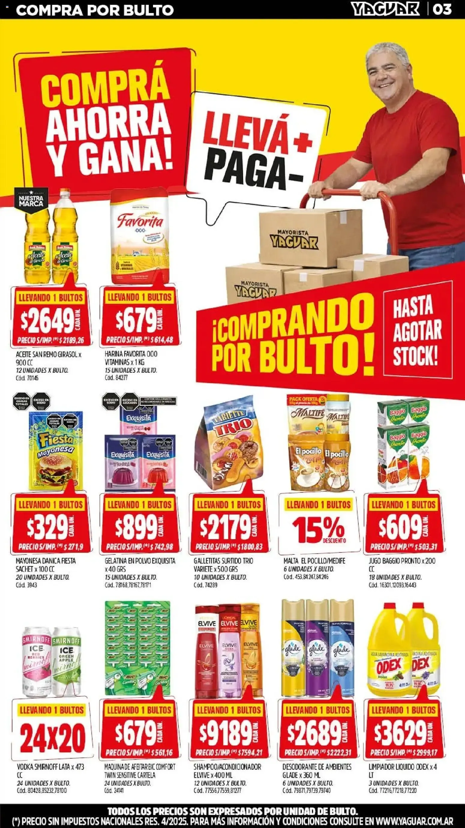 Ofertas de Mayorista Yaguar - Ofertas Salvajes 3 de agosto al 9 de agosto 2026 - Página 3 del catálogo