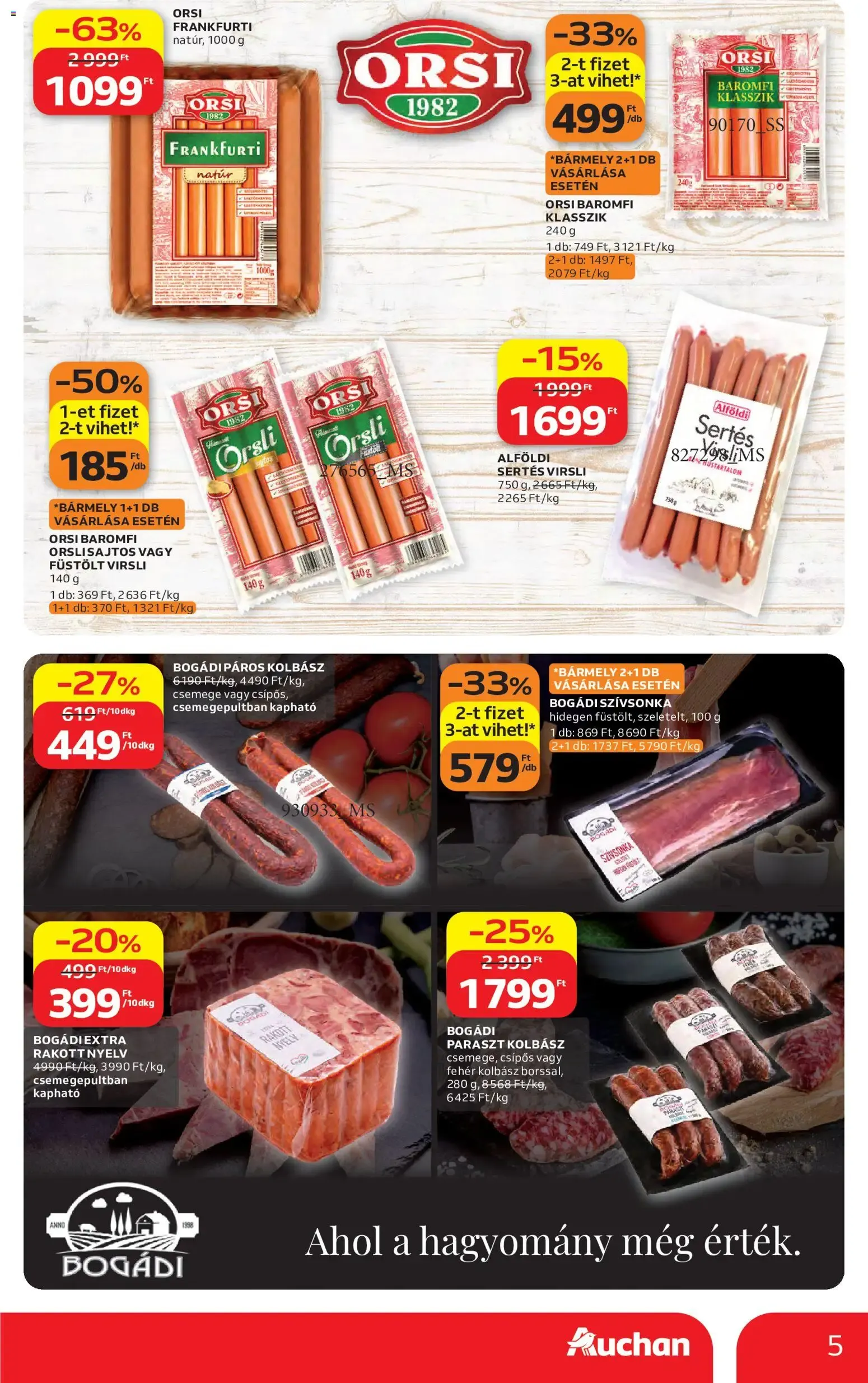 Katalógus Auchan Hipermarket - Márkák Ünnepe! szeptember 10.-tól szeptember 23.-ig 2026. - Oldal 5