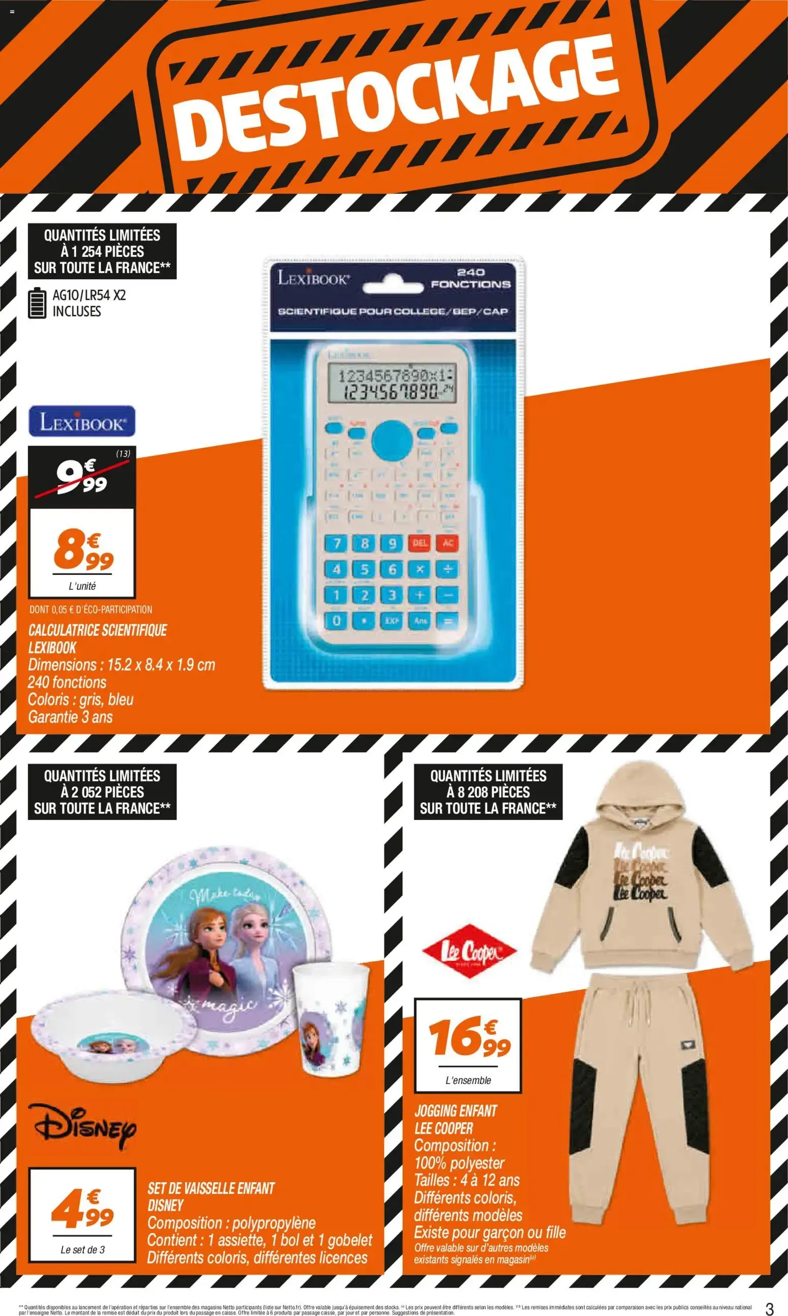 Netto destockage août à partir du 04/08/2026 - promo en ligne du 4 août au 31 août 2026 - Catalogue page 3