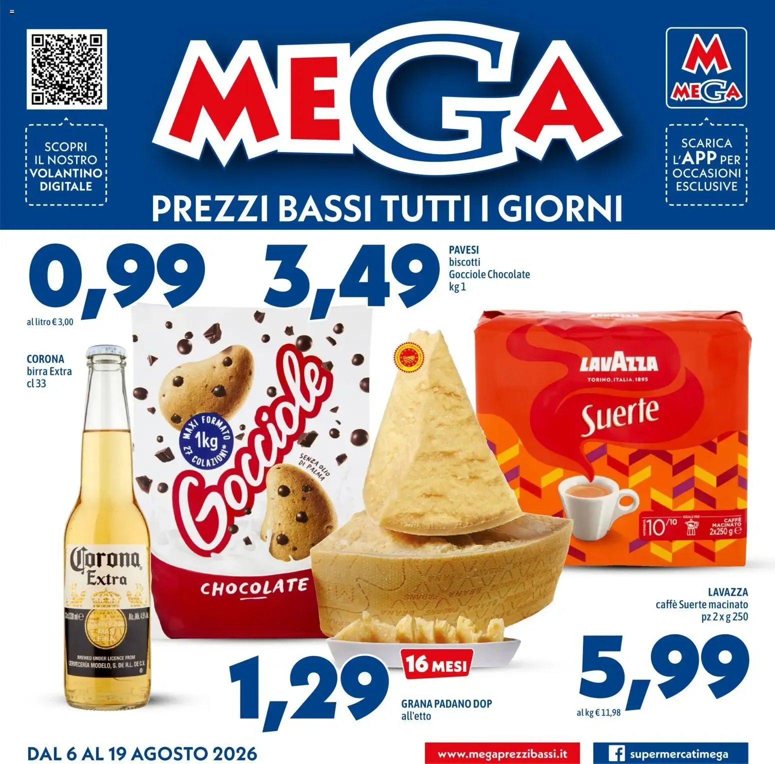 Mega volantino dal 06/08/2026 - online Offerte da 6 agosto a 19 agosto di 2026 - Pagina del volantino 1
