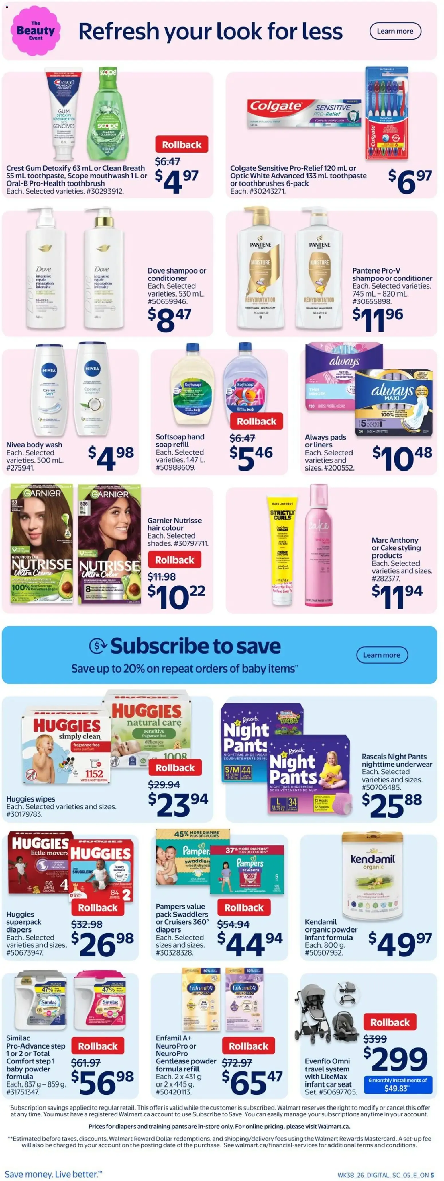 Walmart weekly flyer from Oct 15, 2026 > weekly specials & deals from October 15 to October 21 2026 - flyer page 8