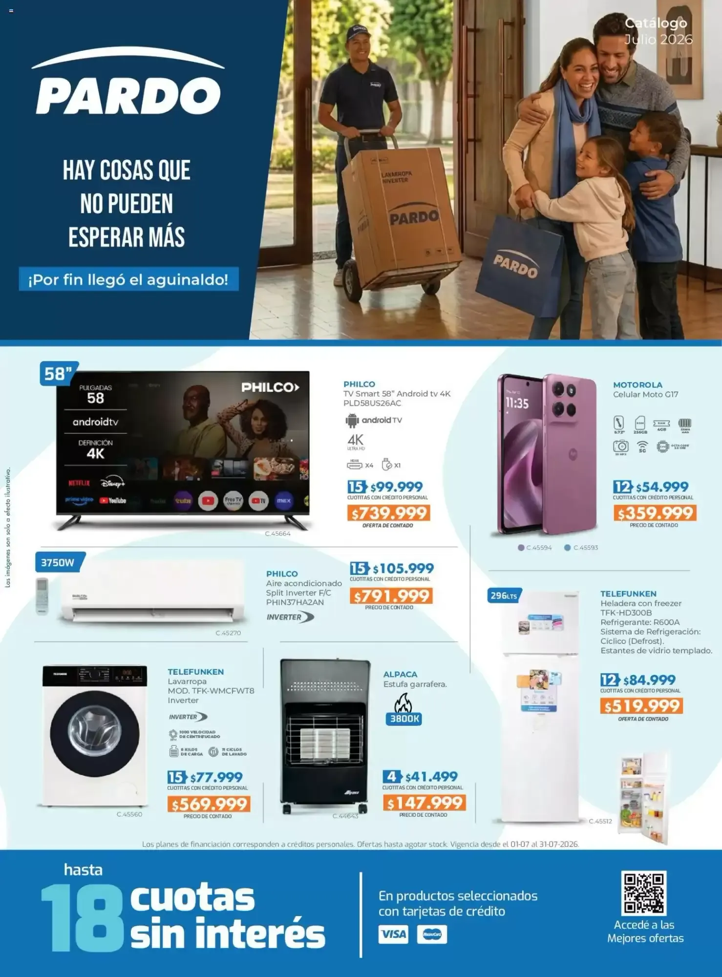 Ofertas de Catálogo Pardo Hogar 1 de julio al 31 de julio 2026 - Página 1 del catálogo