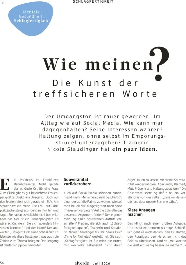 dm Magazin alverde - Mit Mission bei Miss Germany von 1. Juli bis 31. Juli 2026 - Prospekt seite 56
