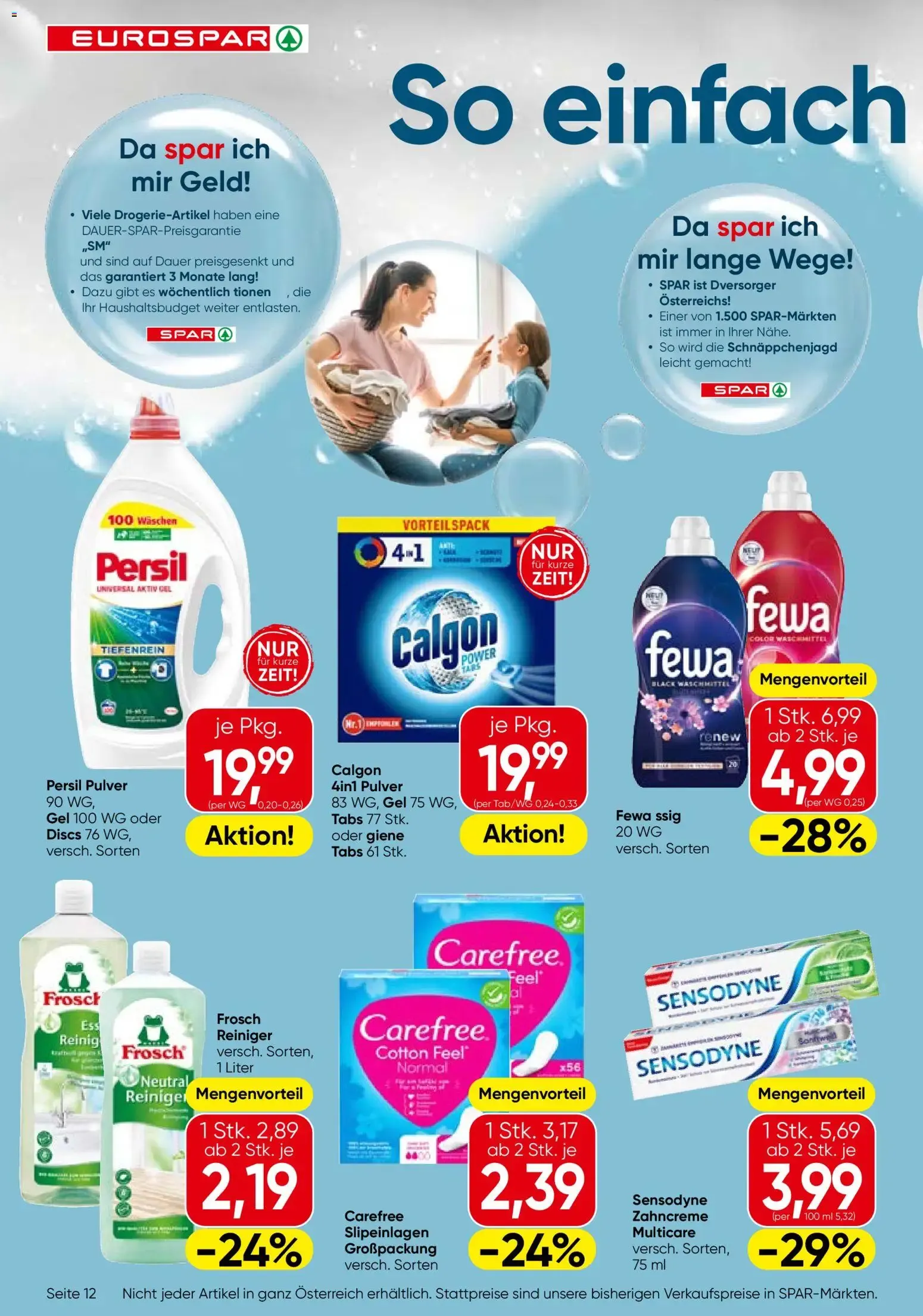 Eurospar Flugblatt von 30.07.2026 - Aktuelle Angebote von 30. Juli bis 12. August 2026 - Flugblätt seite  12