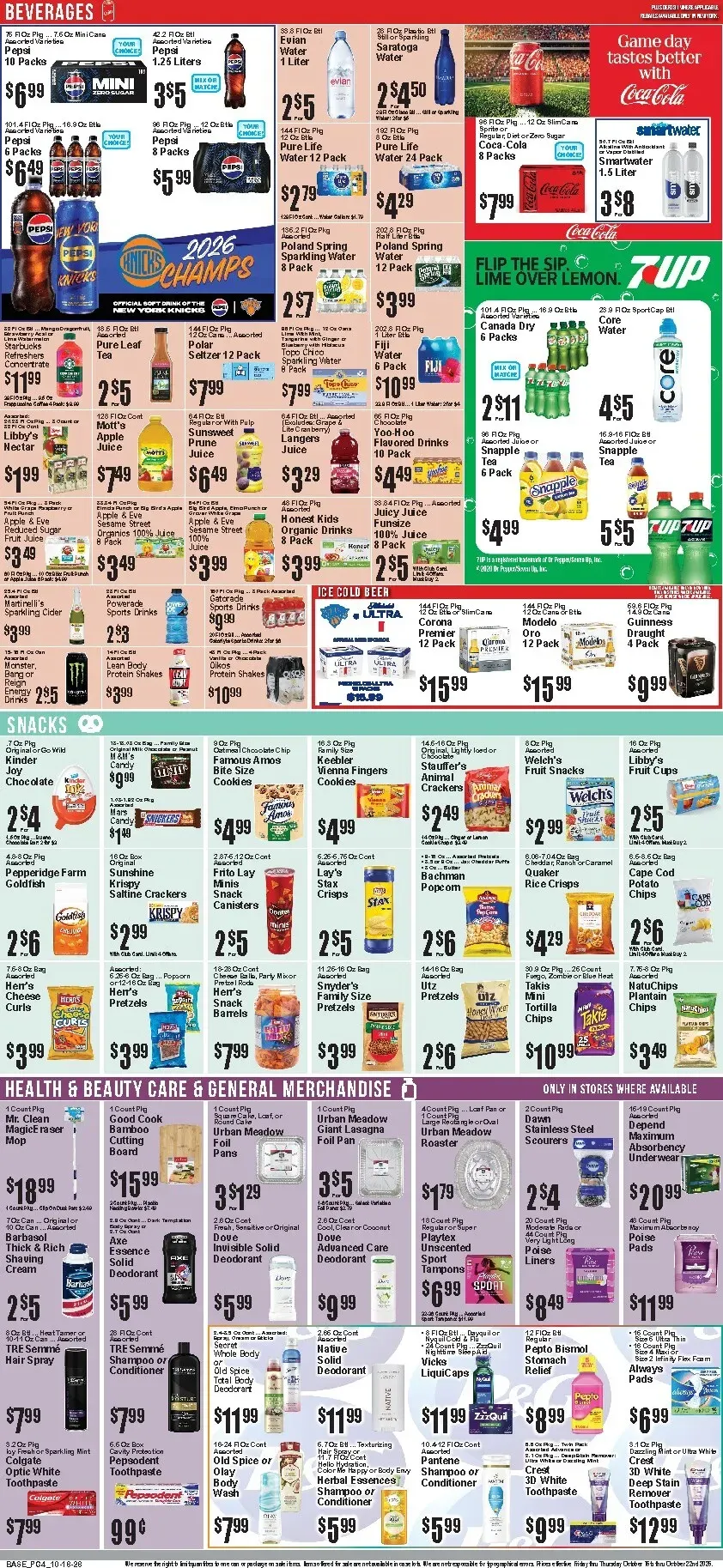 Weekly promotion Current Food Universe leaflet valid from Friday 10/16/2026 to Thursday 10/22/2026 spanning from October 16 to October 22 2026 - Page 5 for Catalogue 365