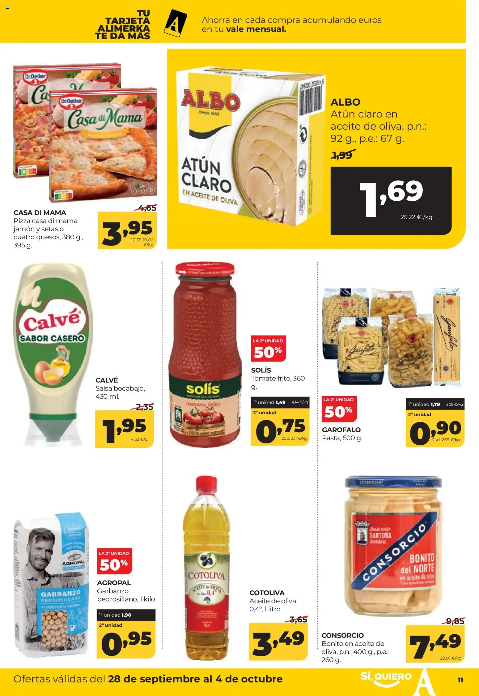 Catálogo de Alimerka folleto del 28/09/2026 | Catálogo 28 de septiembre al 4 de octubre 2026 - Página 11