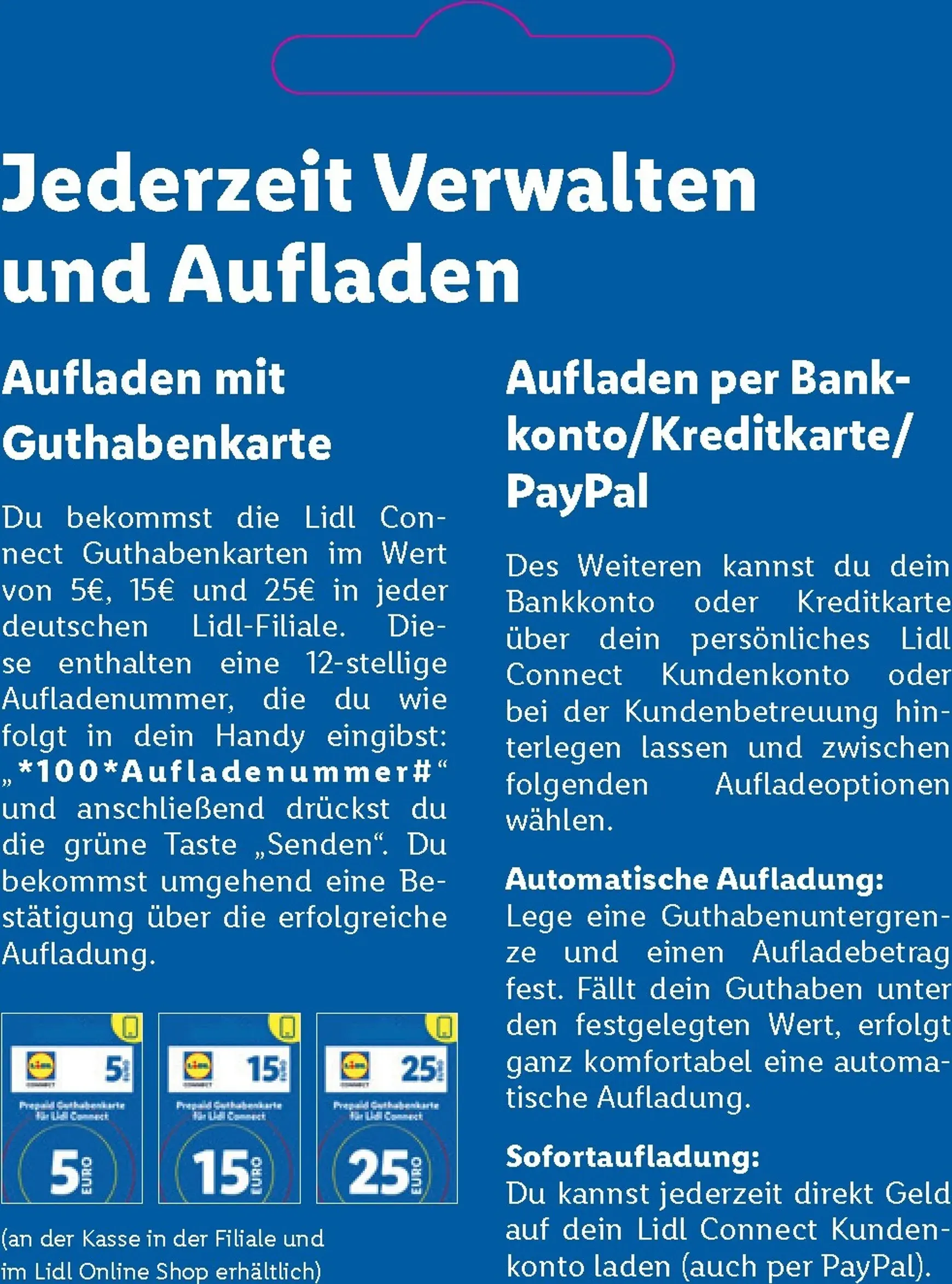 Lidl Connect - Tarif Übersicht von 1. Oktober bis 31. August 2026 - Prospekt seite 16