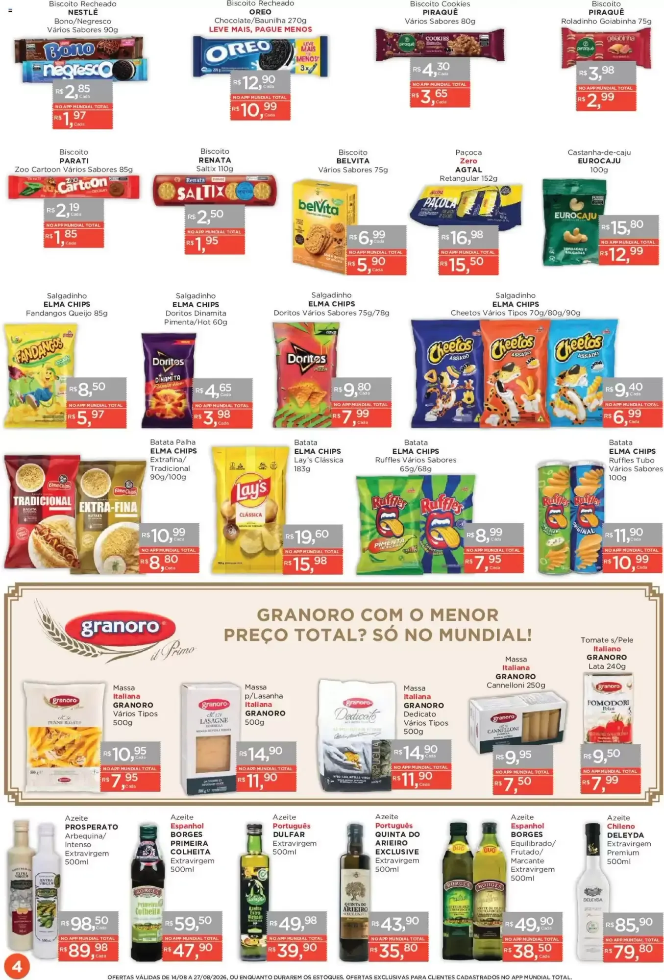 Encarte de Encarte Supermercados Mundial 14 de agosto até 27 de agosto 2026 - Pagina 4