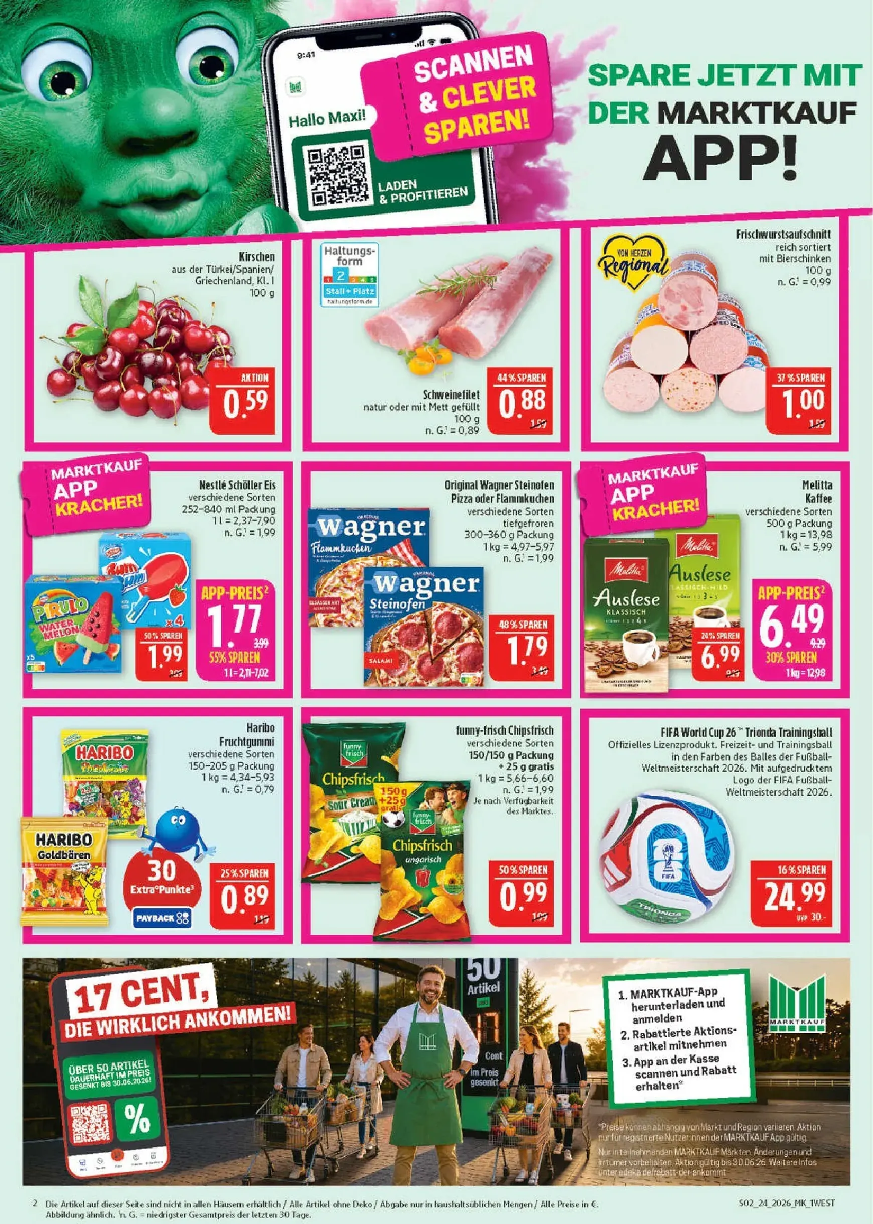 Marktkauf Prospekt – von Montag 08.06.2026 bis Samstag 13.06.2026 von 8. Juni bis 13. Juni 2026 - Prospekt seite 2