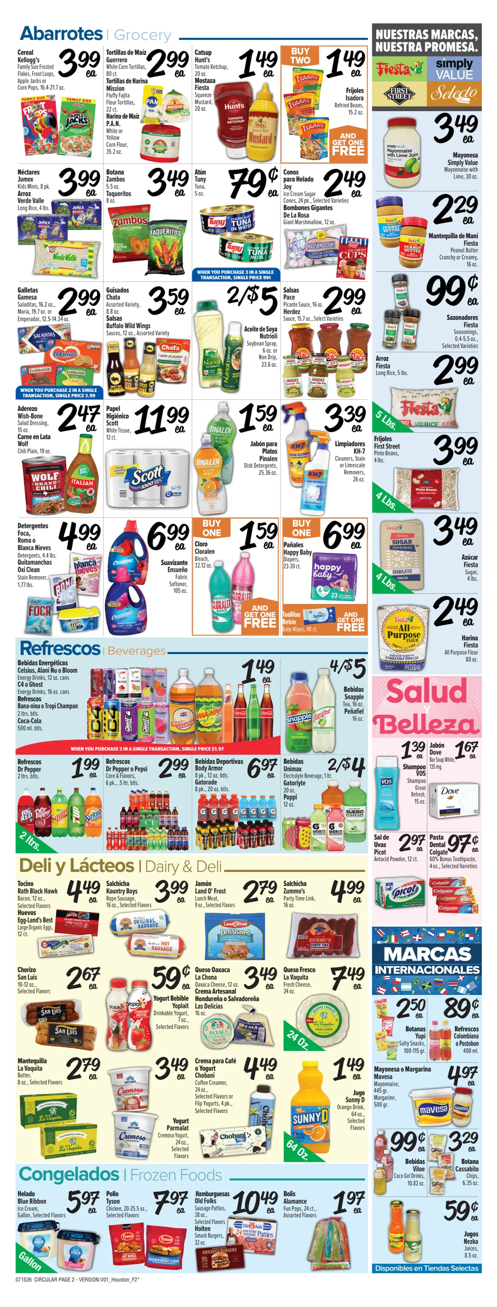 Weekly ad Current Fiesta Mart leaflet valid from Wednesday 07/15/2026 to Tuesday 07/21/2026 from July 15 to July 21 2026 - Page 2