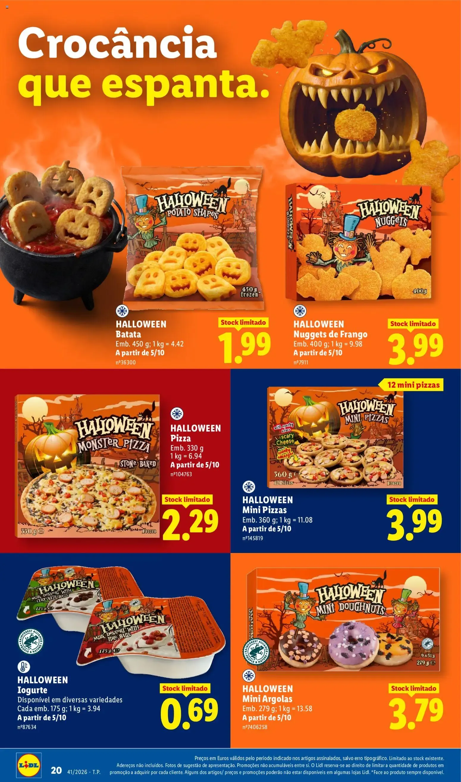 Folheto Lidl Folheto Especial Halloween » de 05/10/2026 - 01/11/2026 de 5 de outubro até 1 de novembro 2026 - Pagina 20