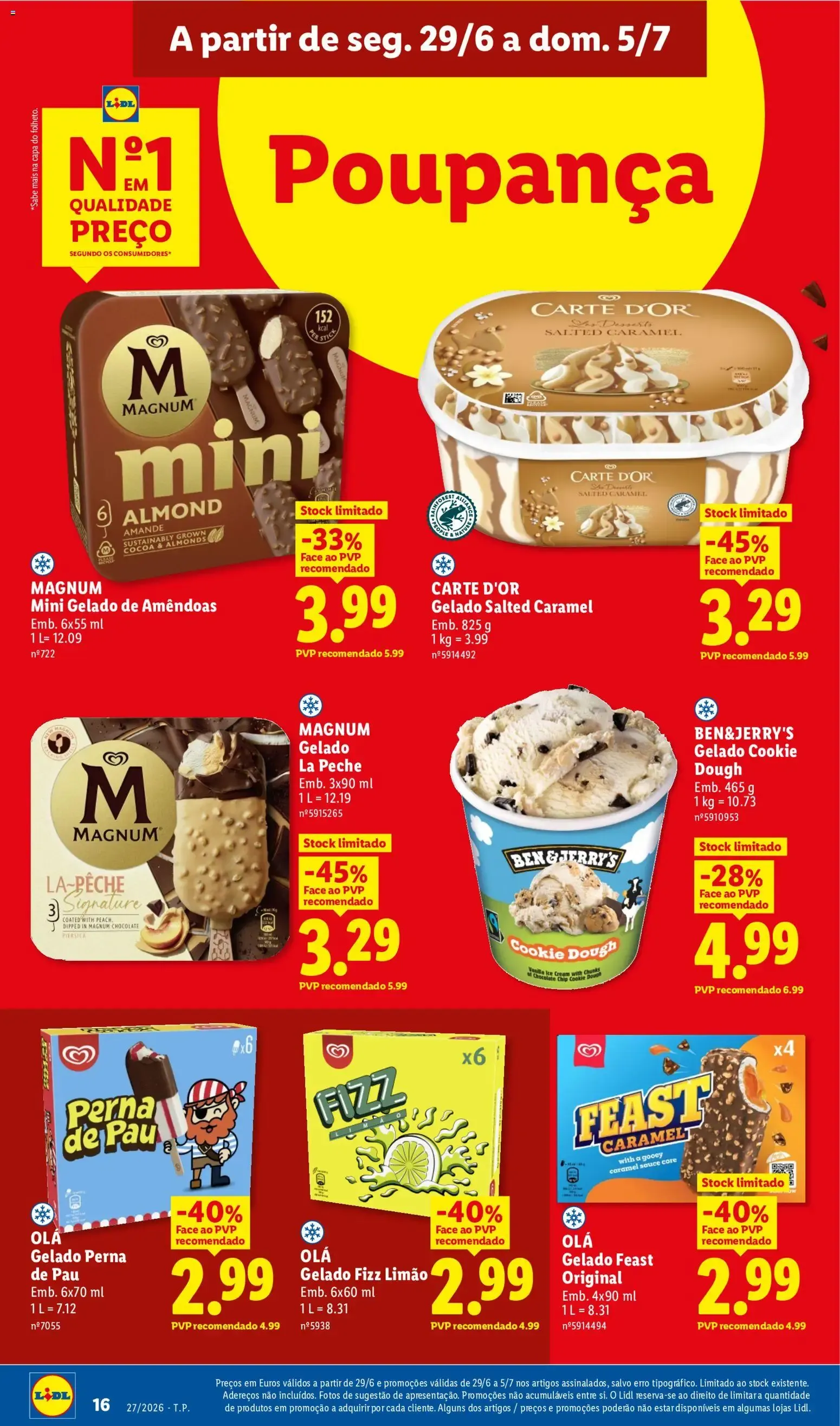 Folheto Lidl Folheto: Poupança de 29 de junho até 5 de julho 2026 - Pagina 16