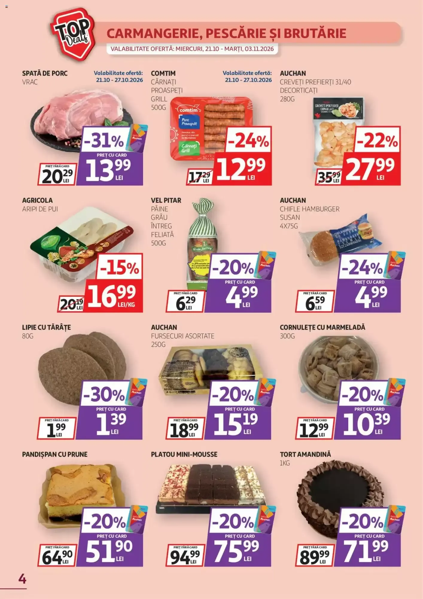 Catalog Catalog Auchan de la 21 octombrie până la 3 noiembrie 2026 - Revista Pagina 4