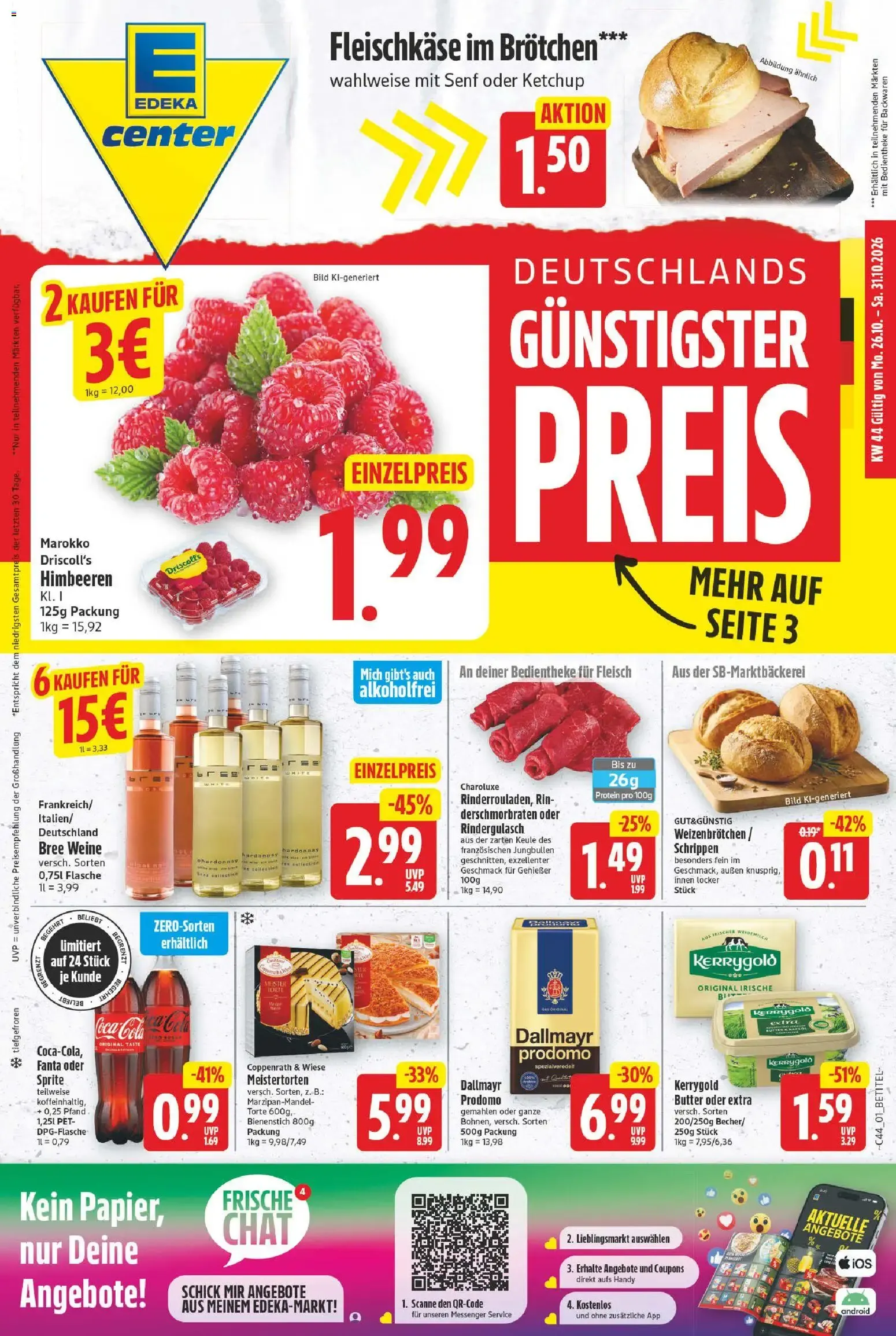 E center Prospekt (ab 26.10.2026) zum Blättern