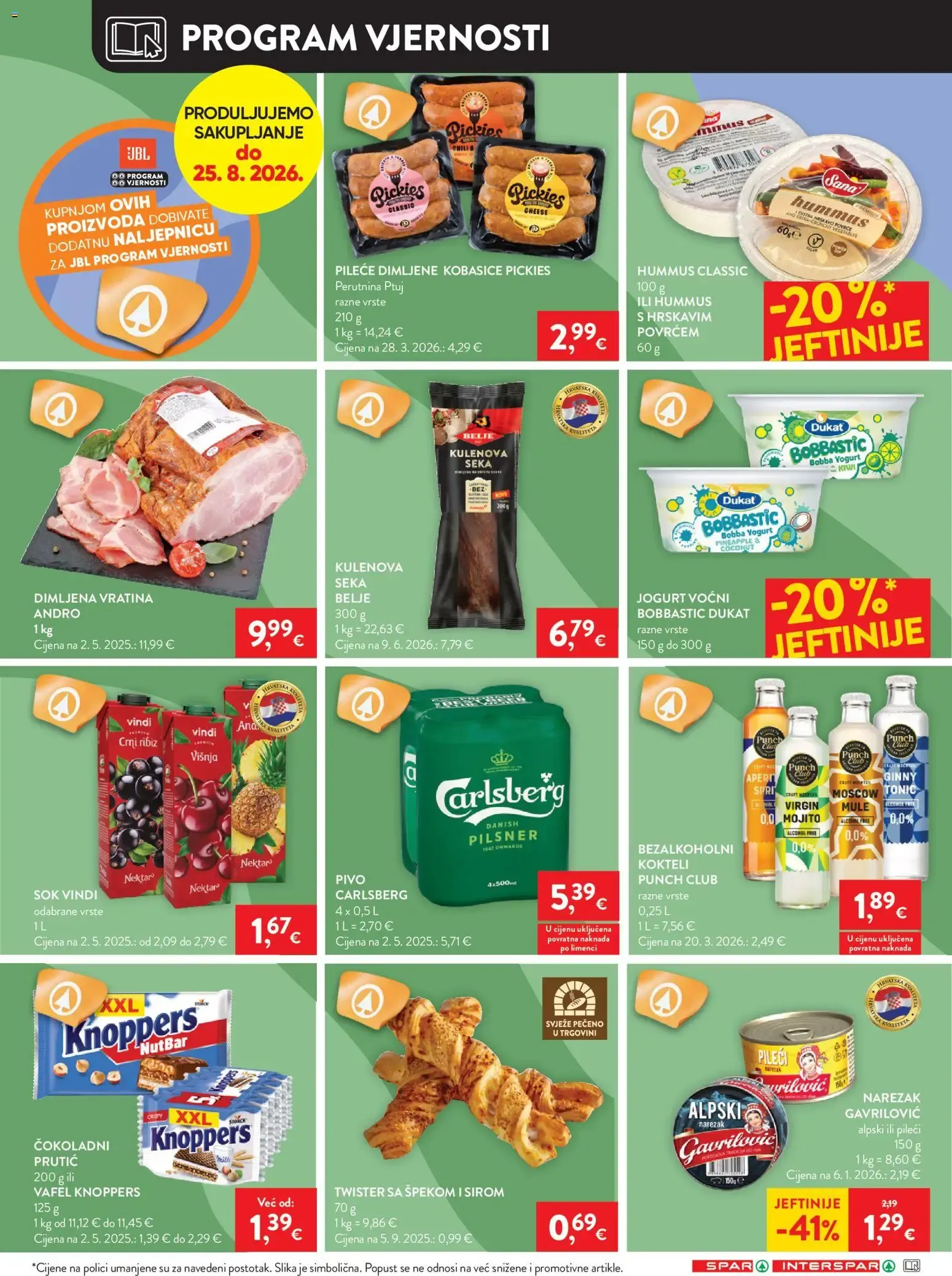 Katalog Interspar Katalog novi od 12.08.2026 na listanje > letak digitalni od 12. kolovoza do 18. kolovoza 2026. - Pregled Stranica 20